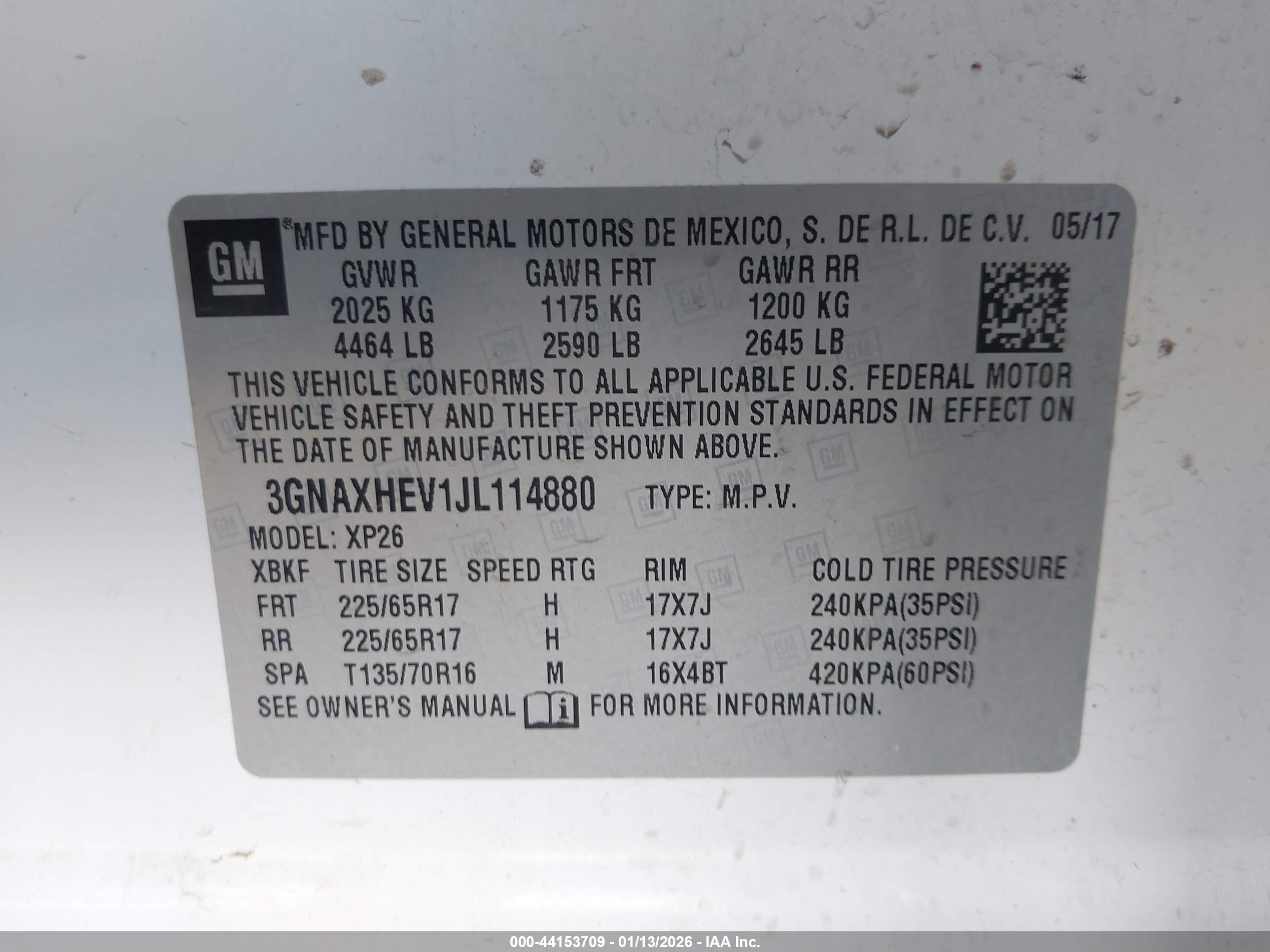 CHEVROLET EQUINOX image 9