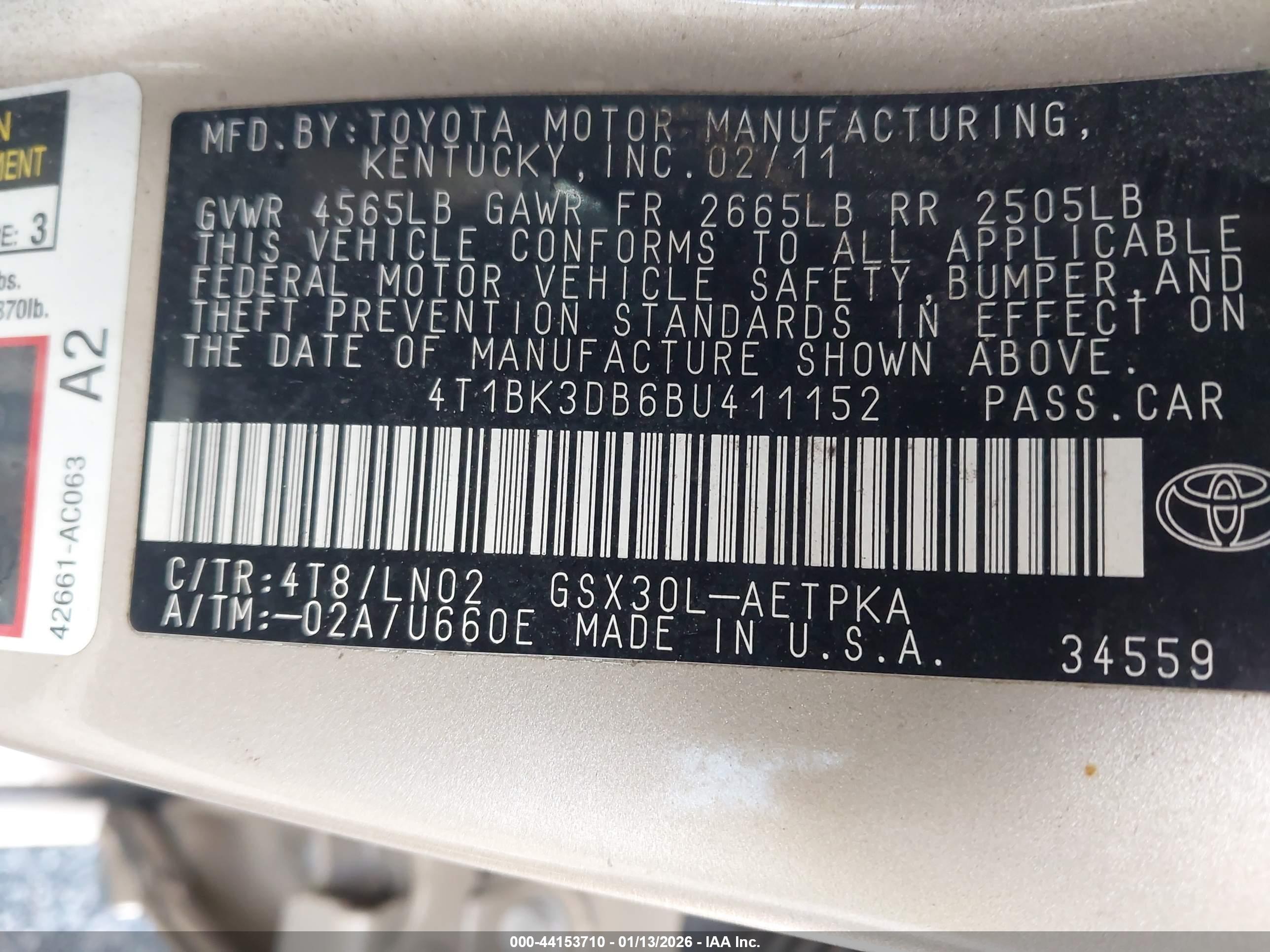 TOYOTA AVALON image 9