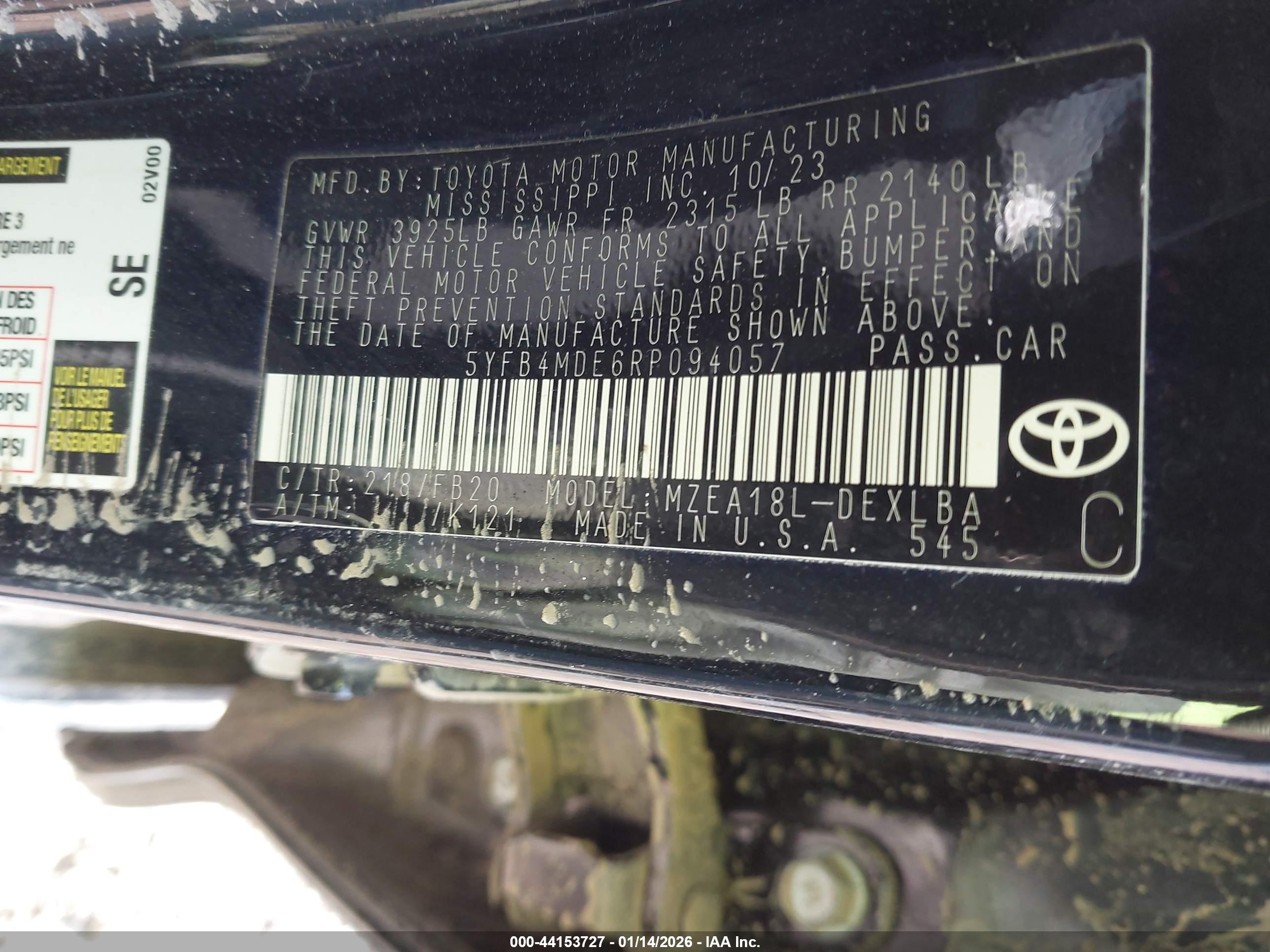 TOYOTA COROLLA image 9