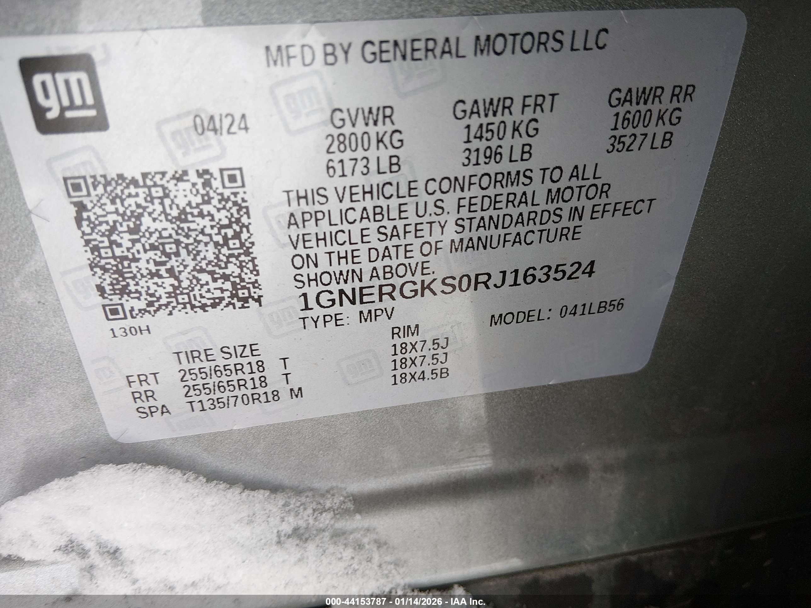 CHEVROLET TRAVERSE image 9