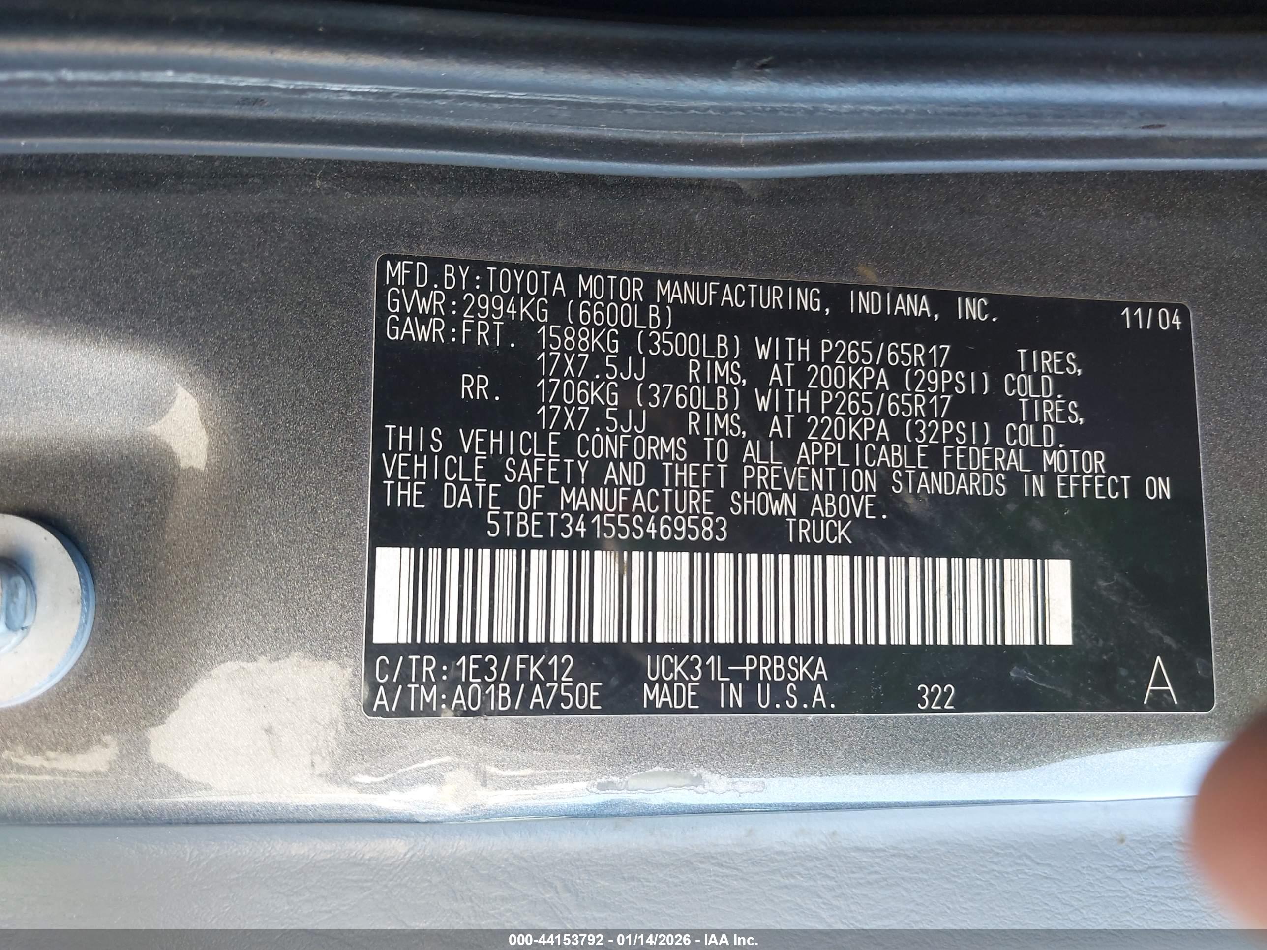 TOYOTA TUNDRA image 9