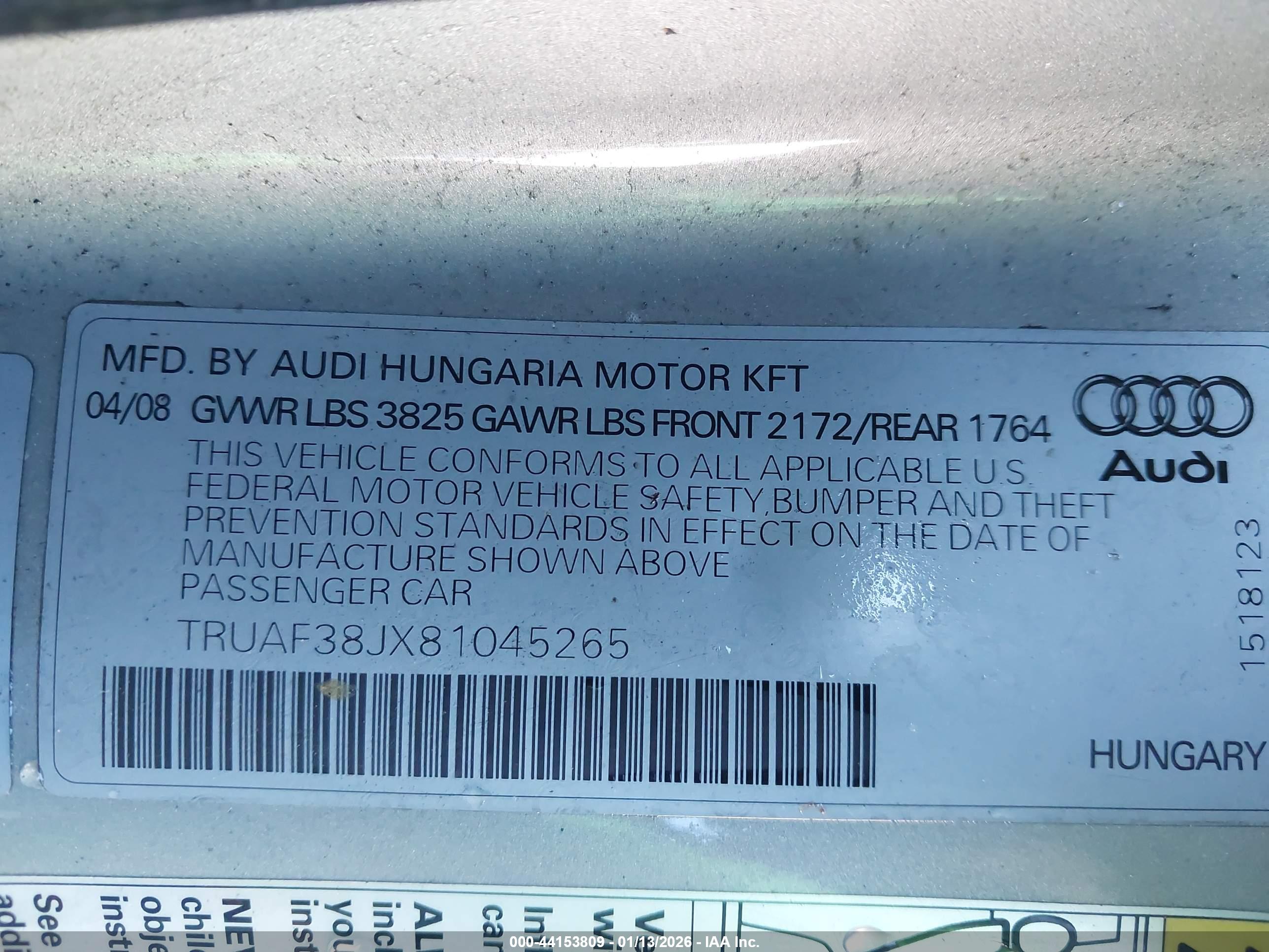 AUDI TT image 9