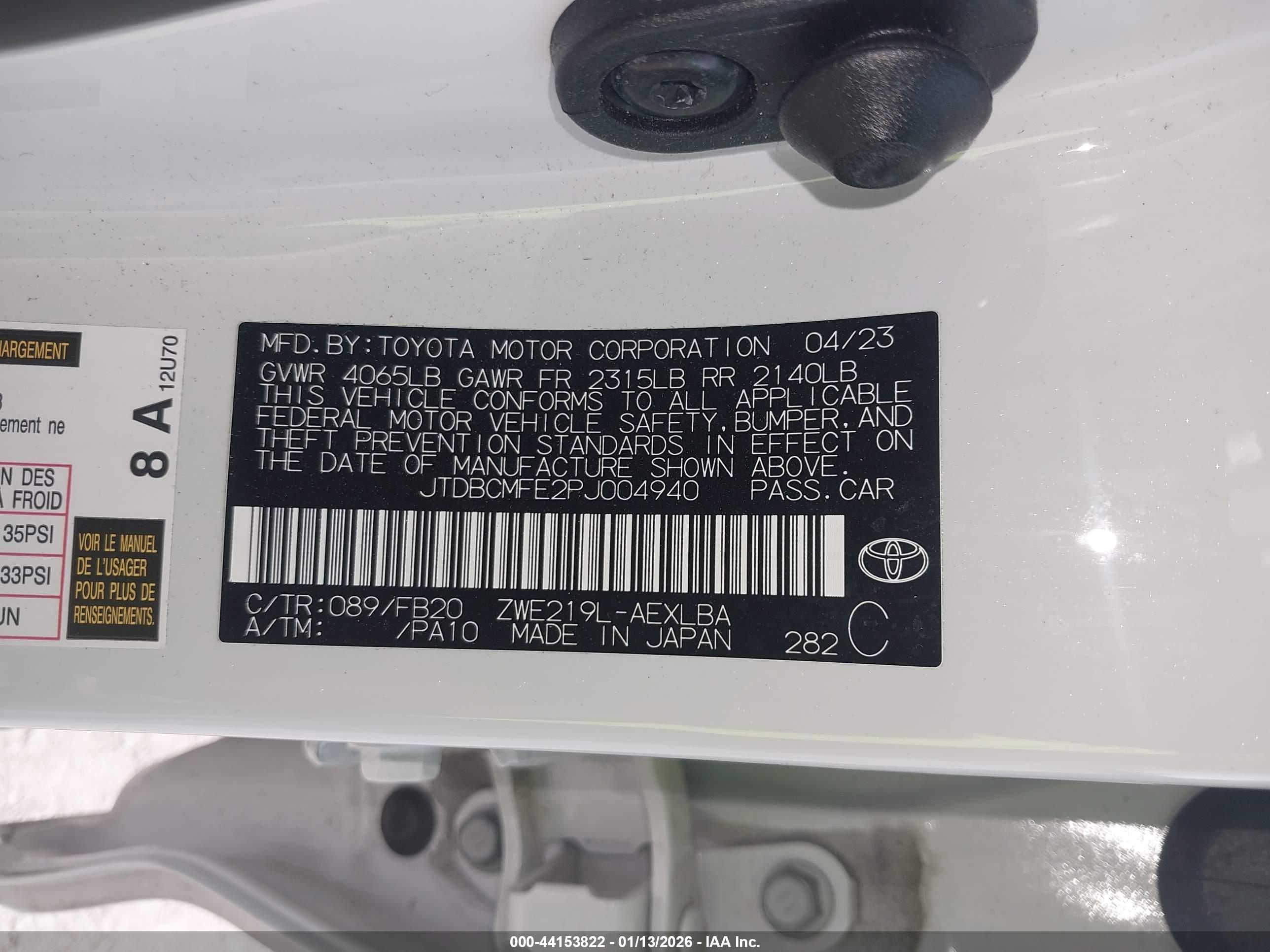 TOYOTA COROLLA image 9