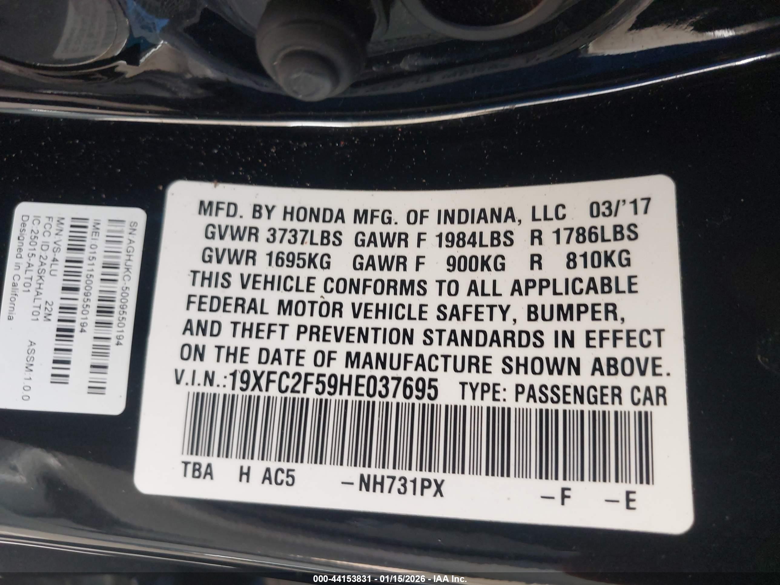 HONDA CIVIC image 9
