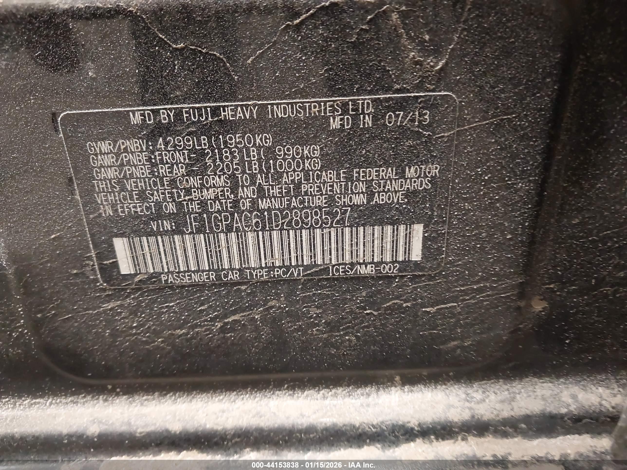 SUBARU IMPREZA image 9