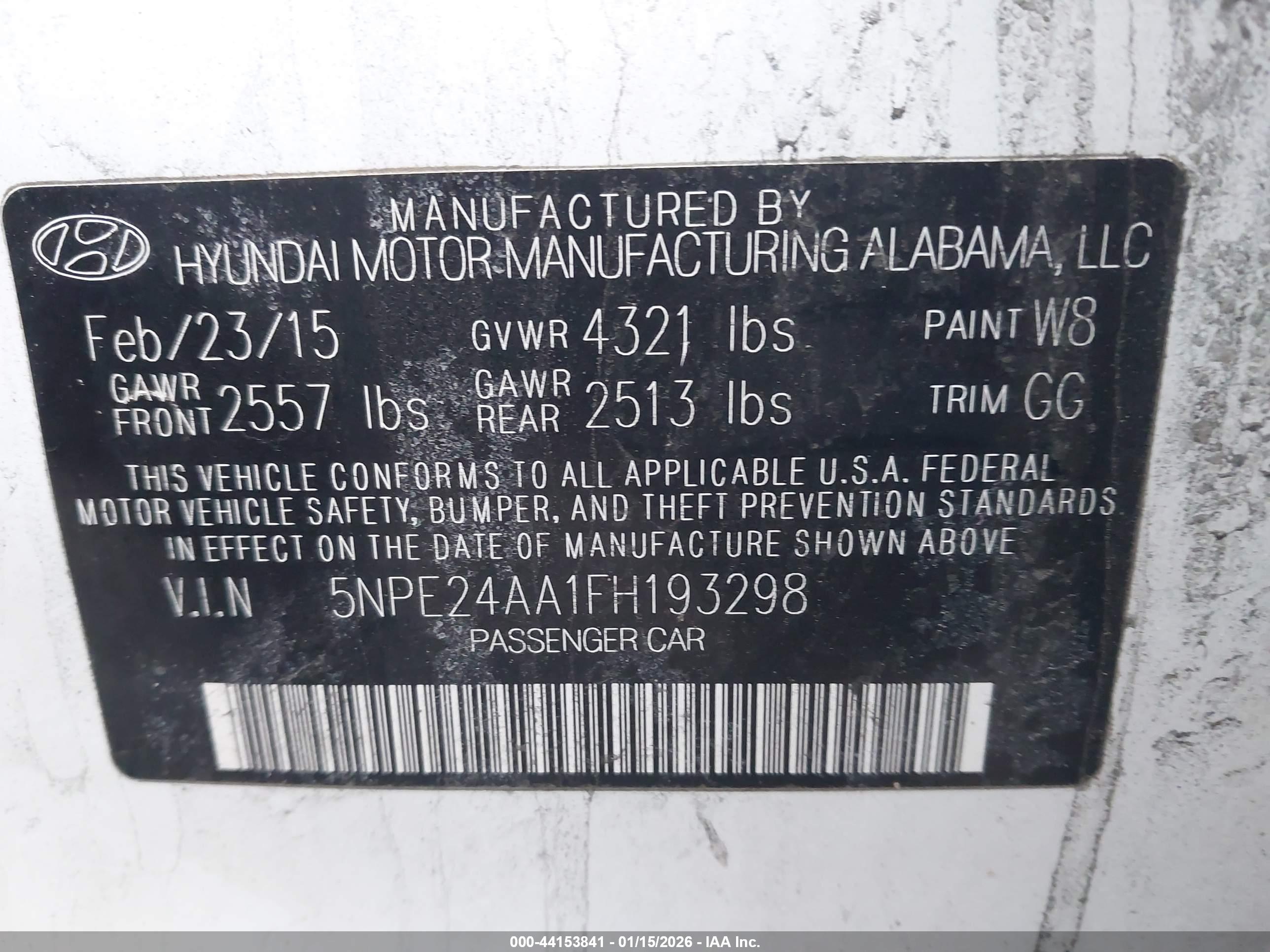 HYUNDAI SONATA image 9