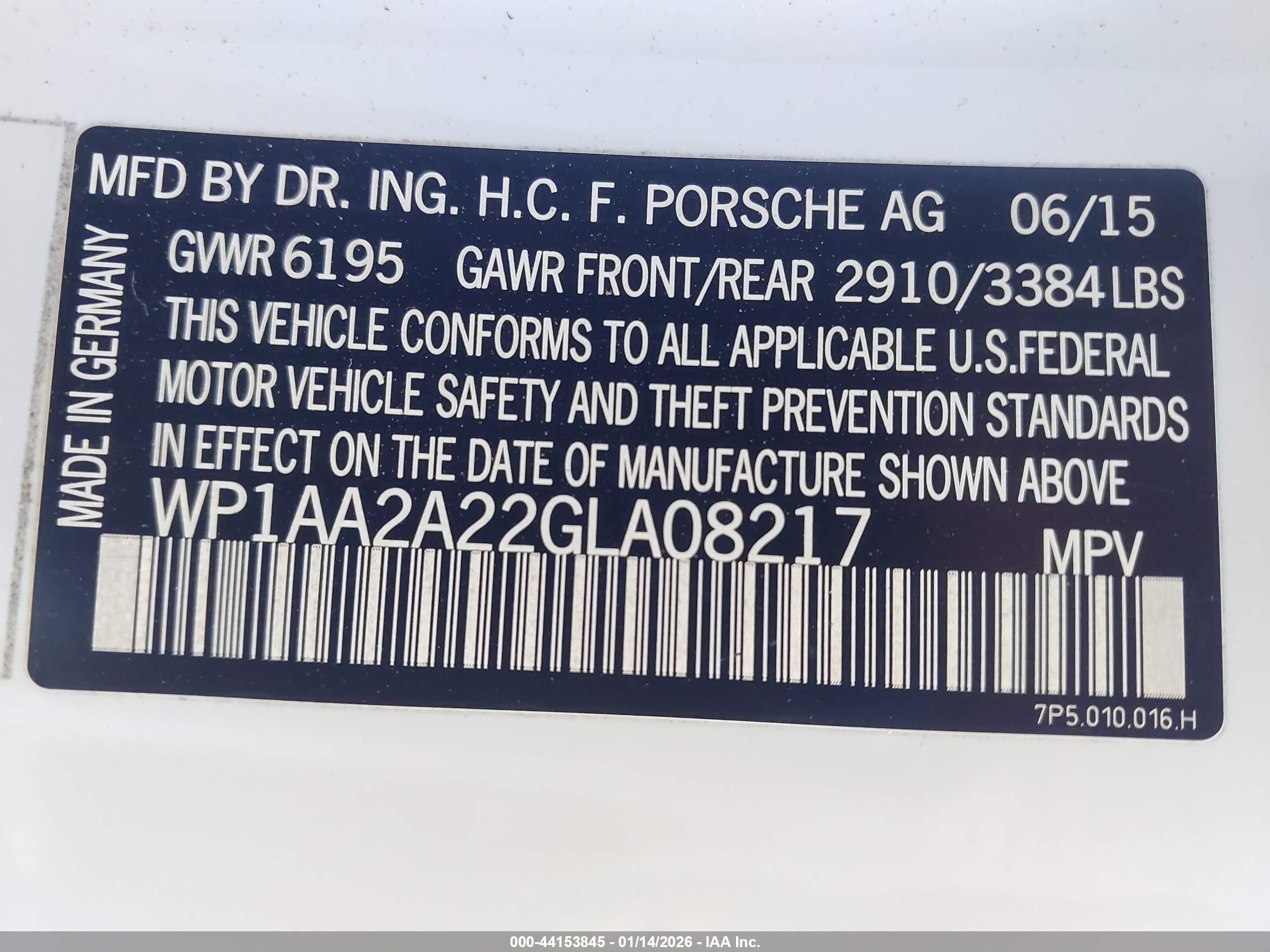 PORSCHE CAYENNE image 9