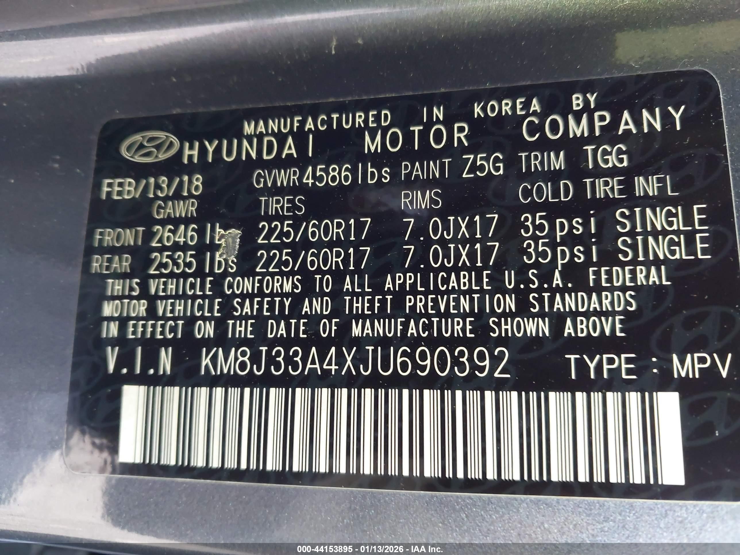 HYUNDAI TUCSON image 9