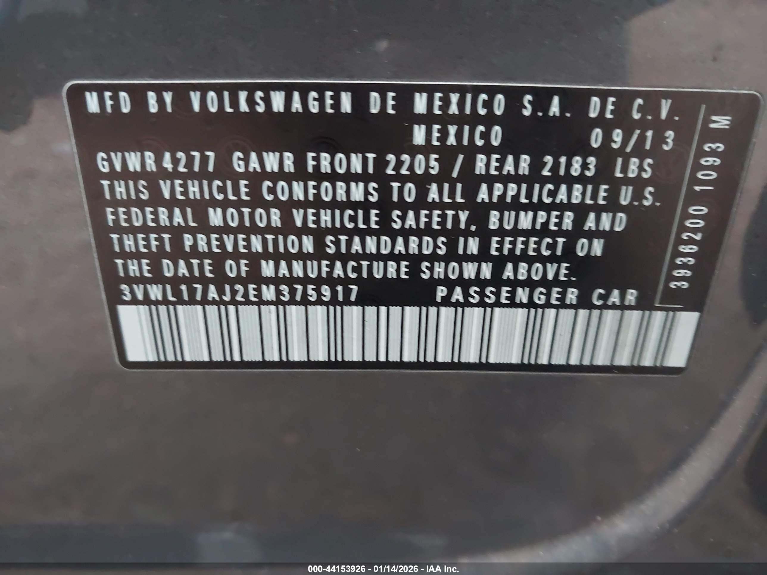VOLKSWAGEN JETTA image 9