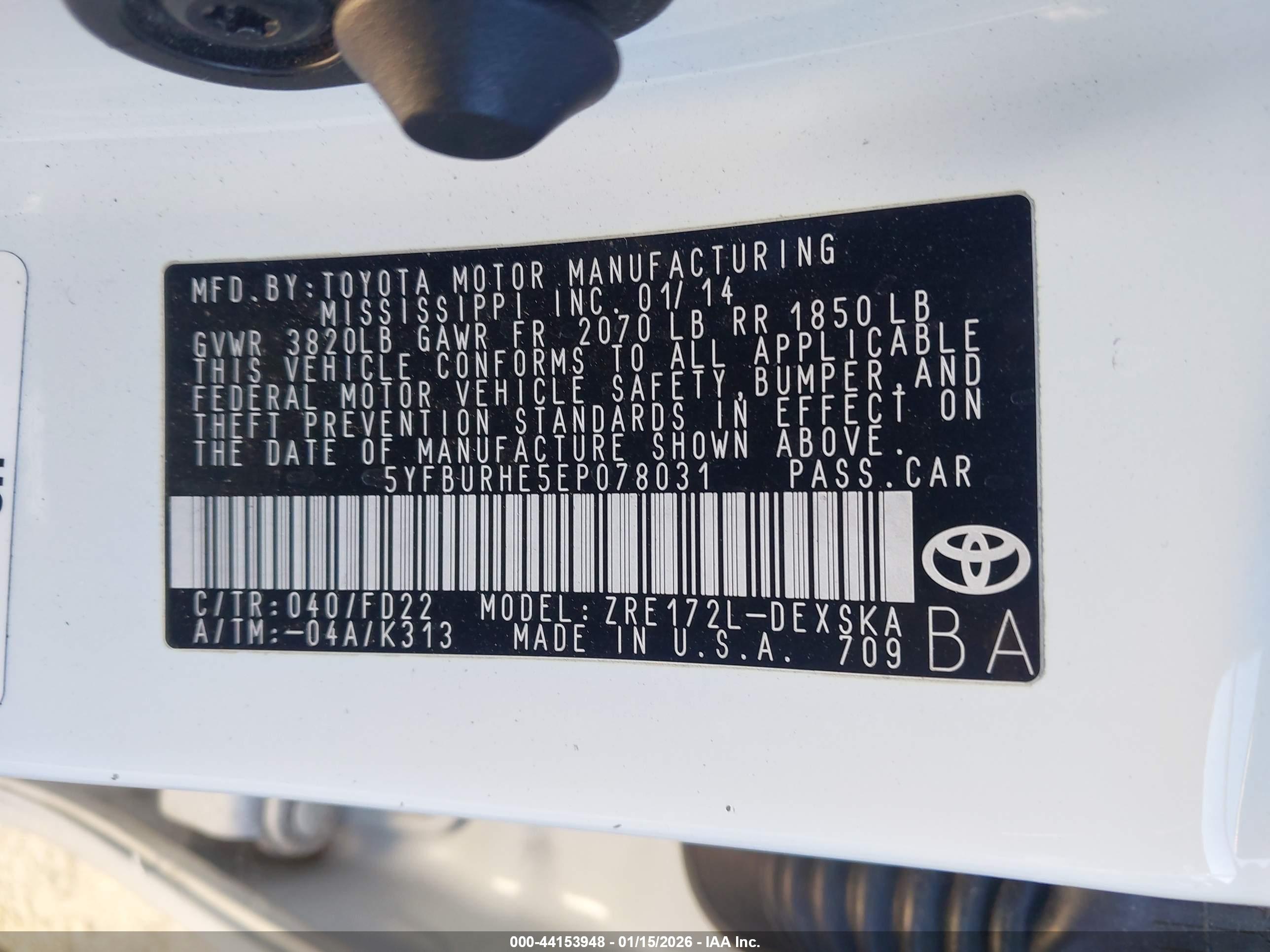 TOYOTA COROLLA image 9