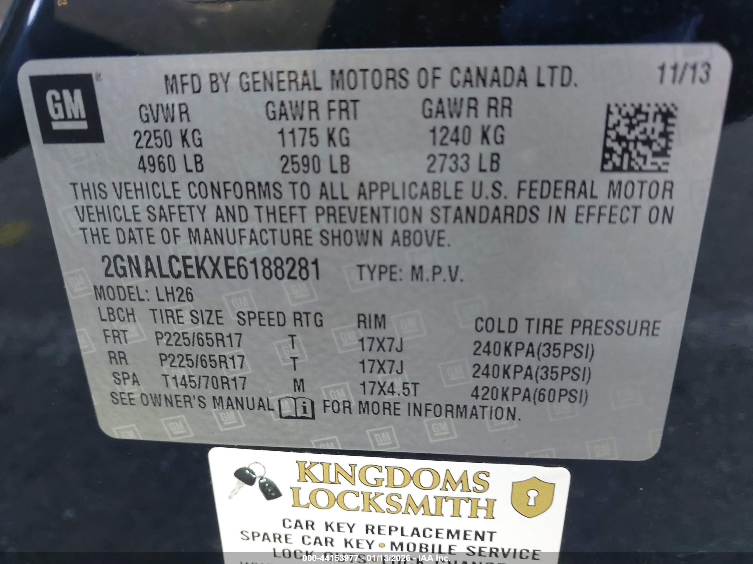 CHEVROLET EQUINOX image 9