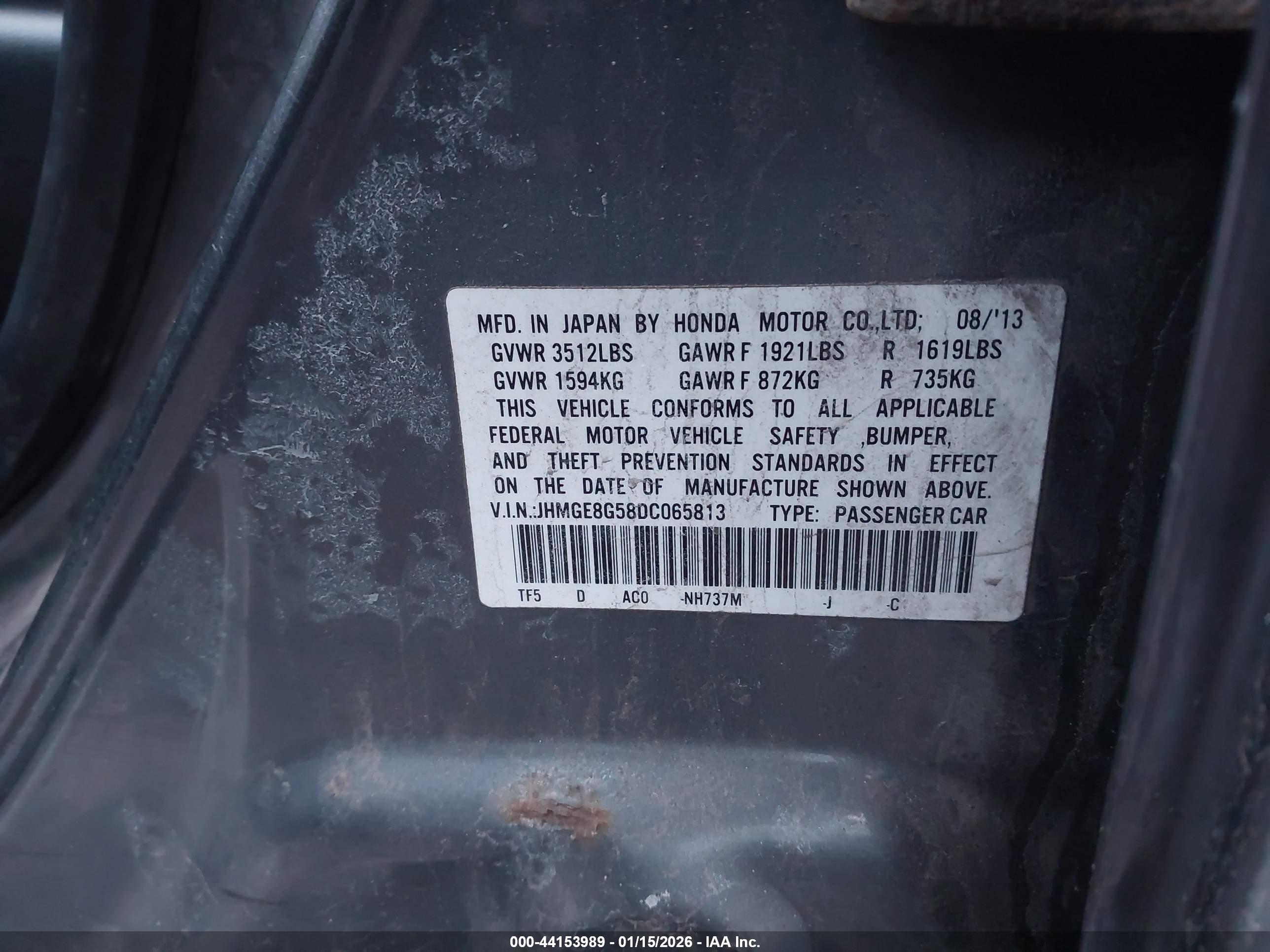 HONDA FIT image 9