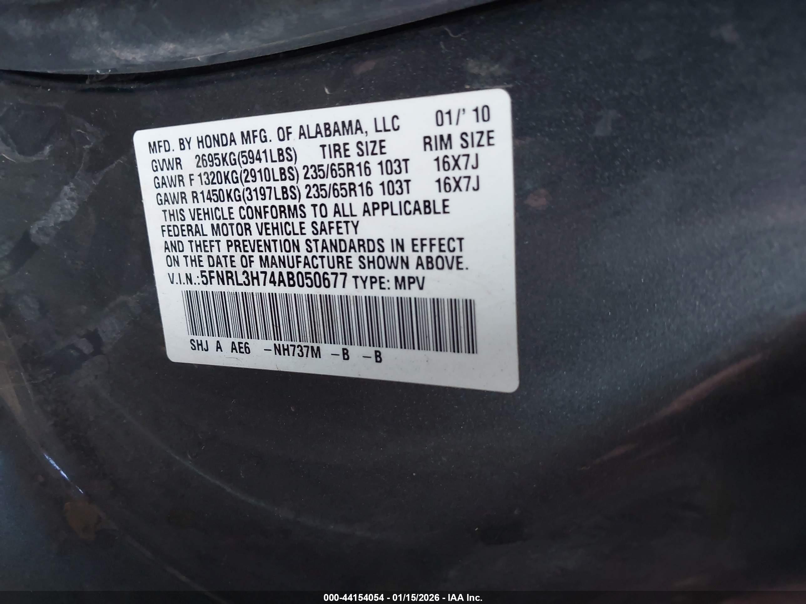 HONDA ODYSSEY image 9