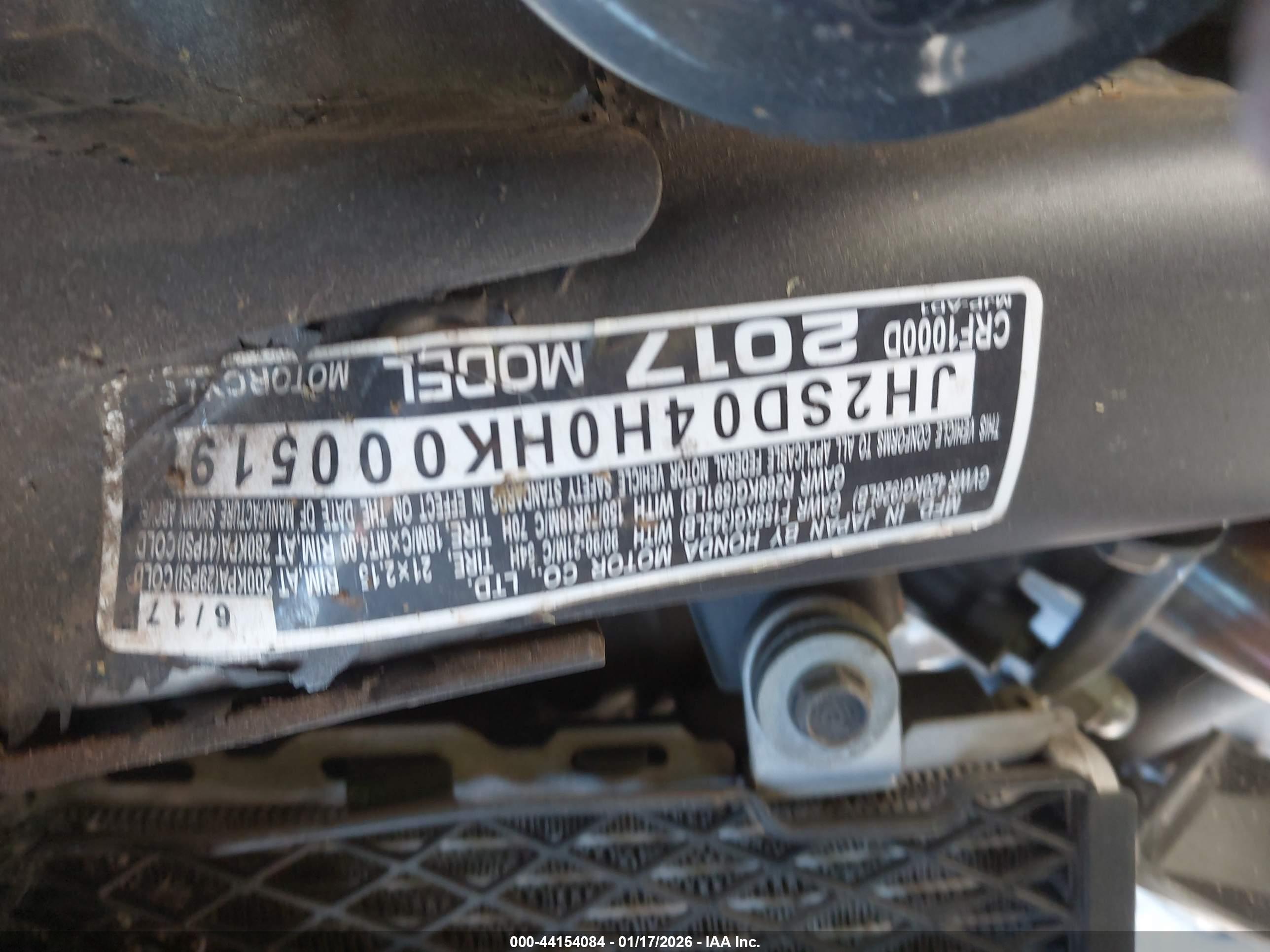 HONDA CRF1000 image 10