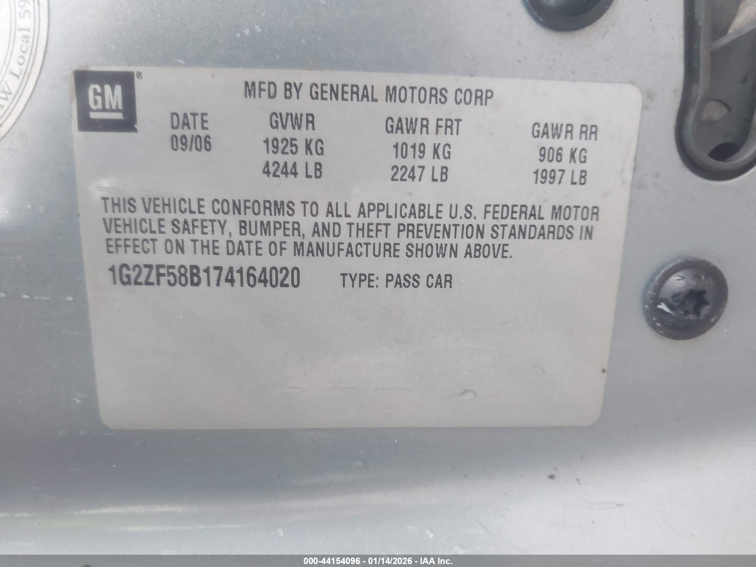 PONTIAC G6 image 9