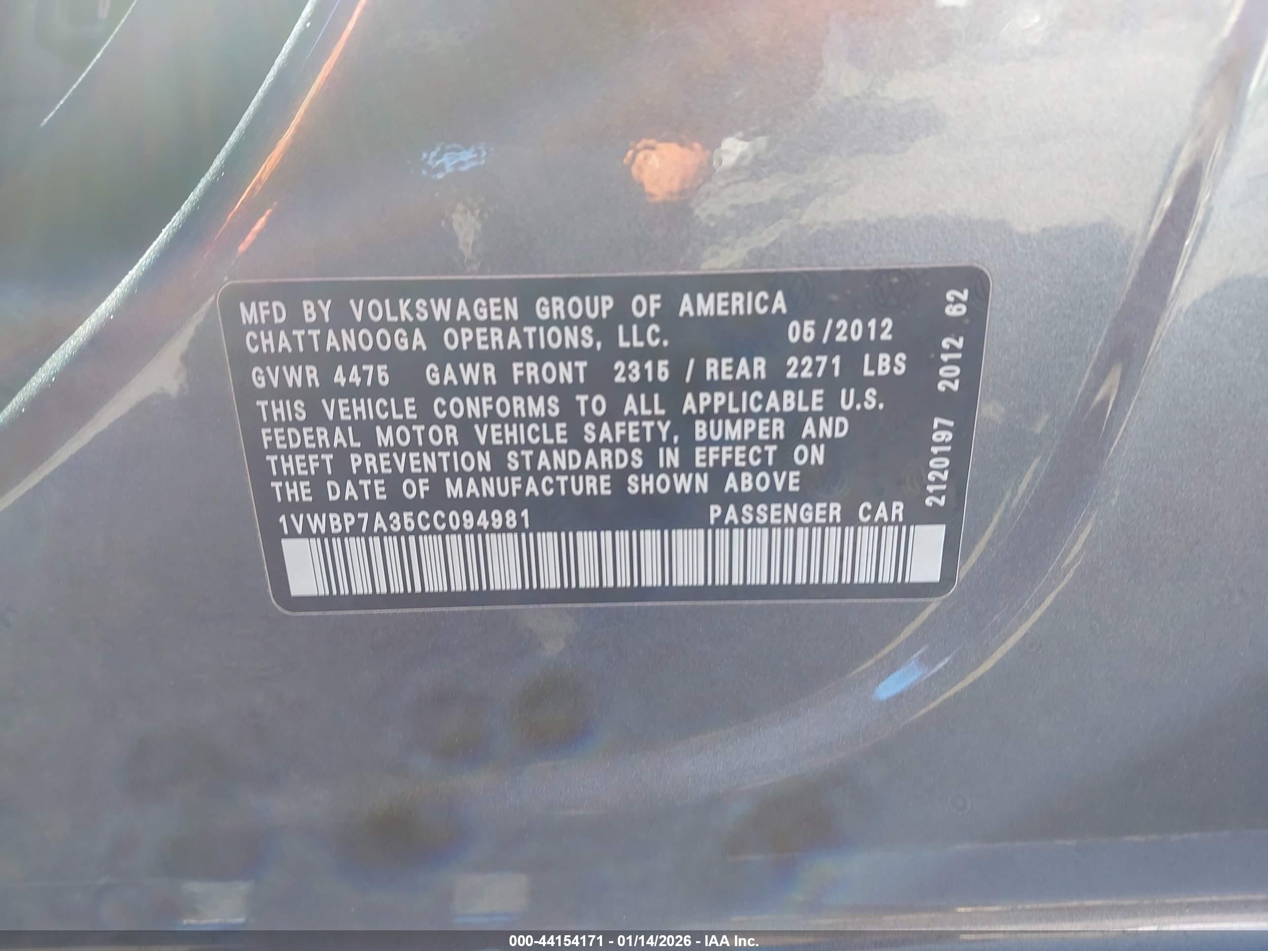 VOLKSWAGEN PASSAT image 9