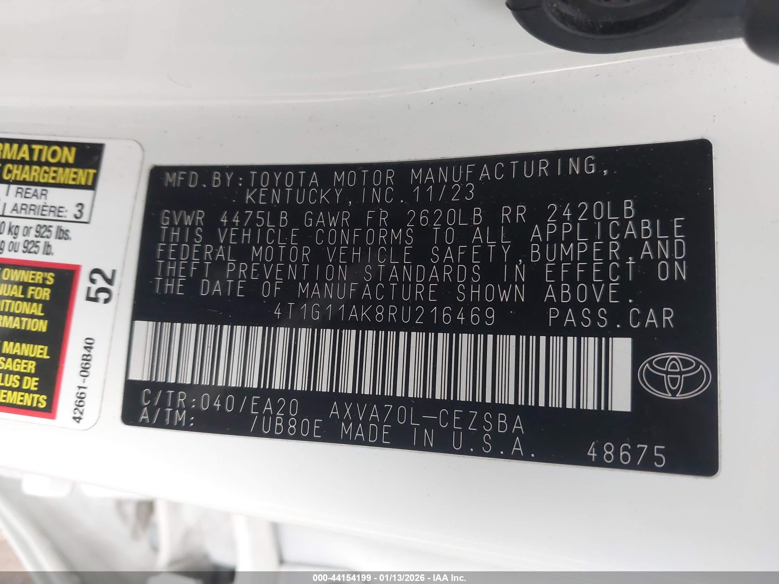 TOYOTA CAMRY image 9