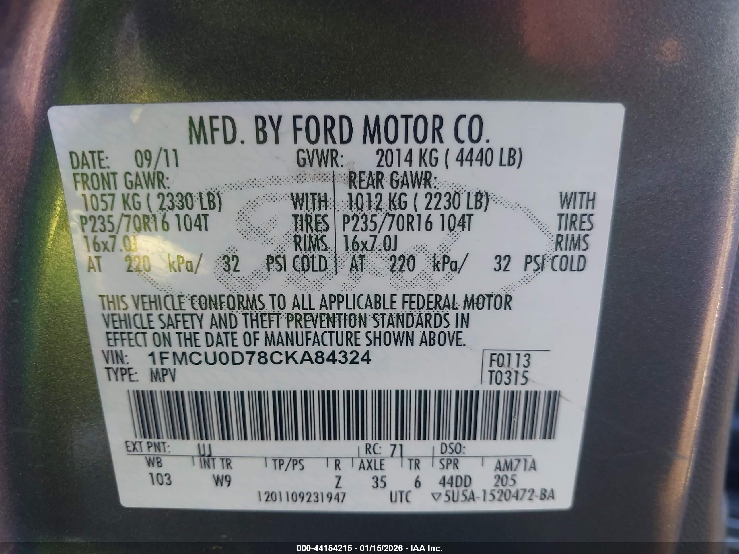 FORD ESCAPE image 9