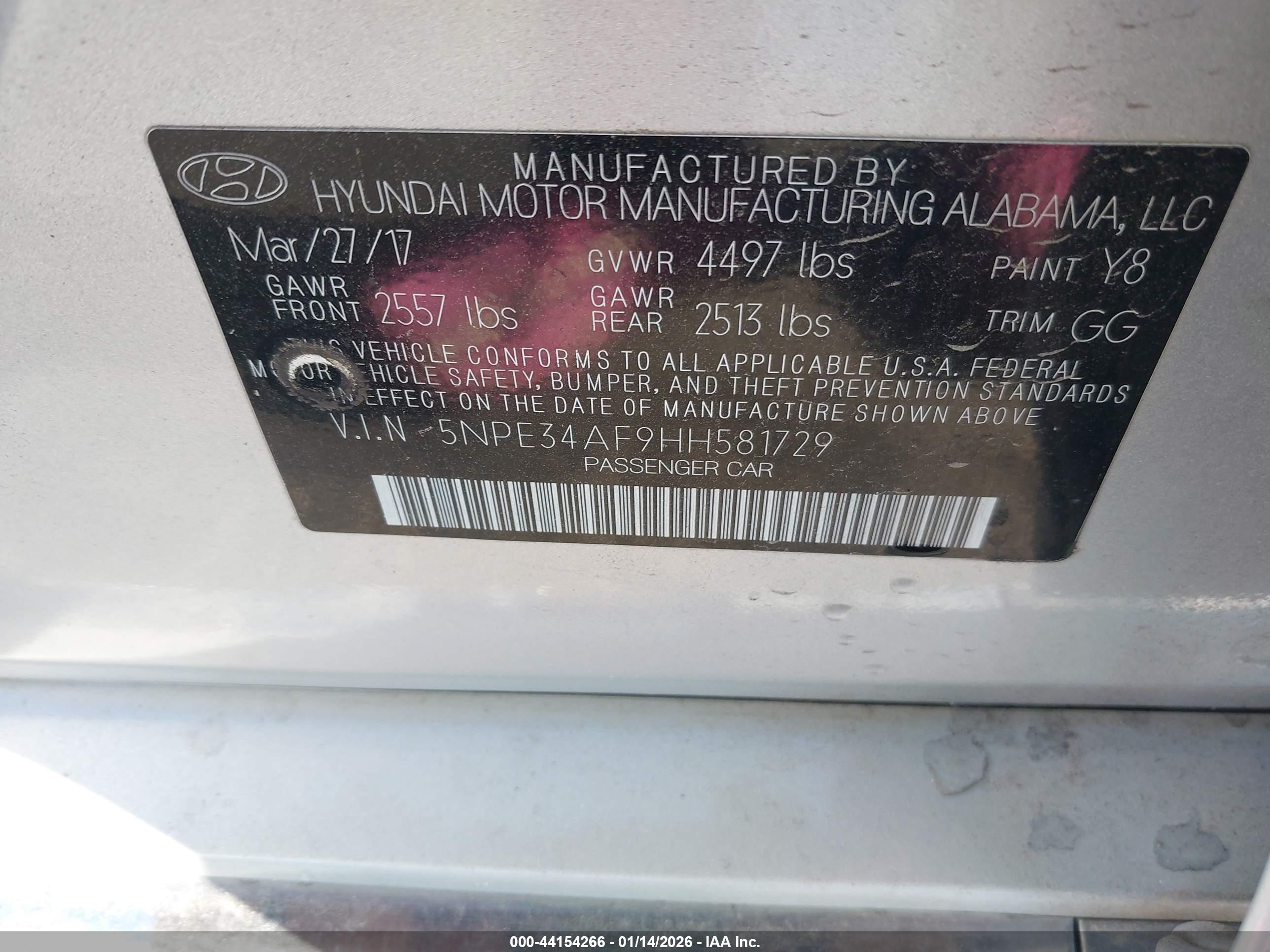 HYUNDAI SONATA image 9