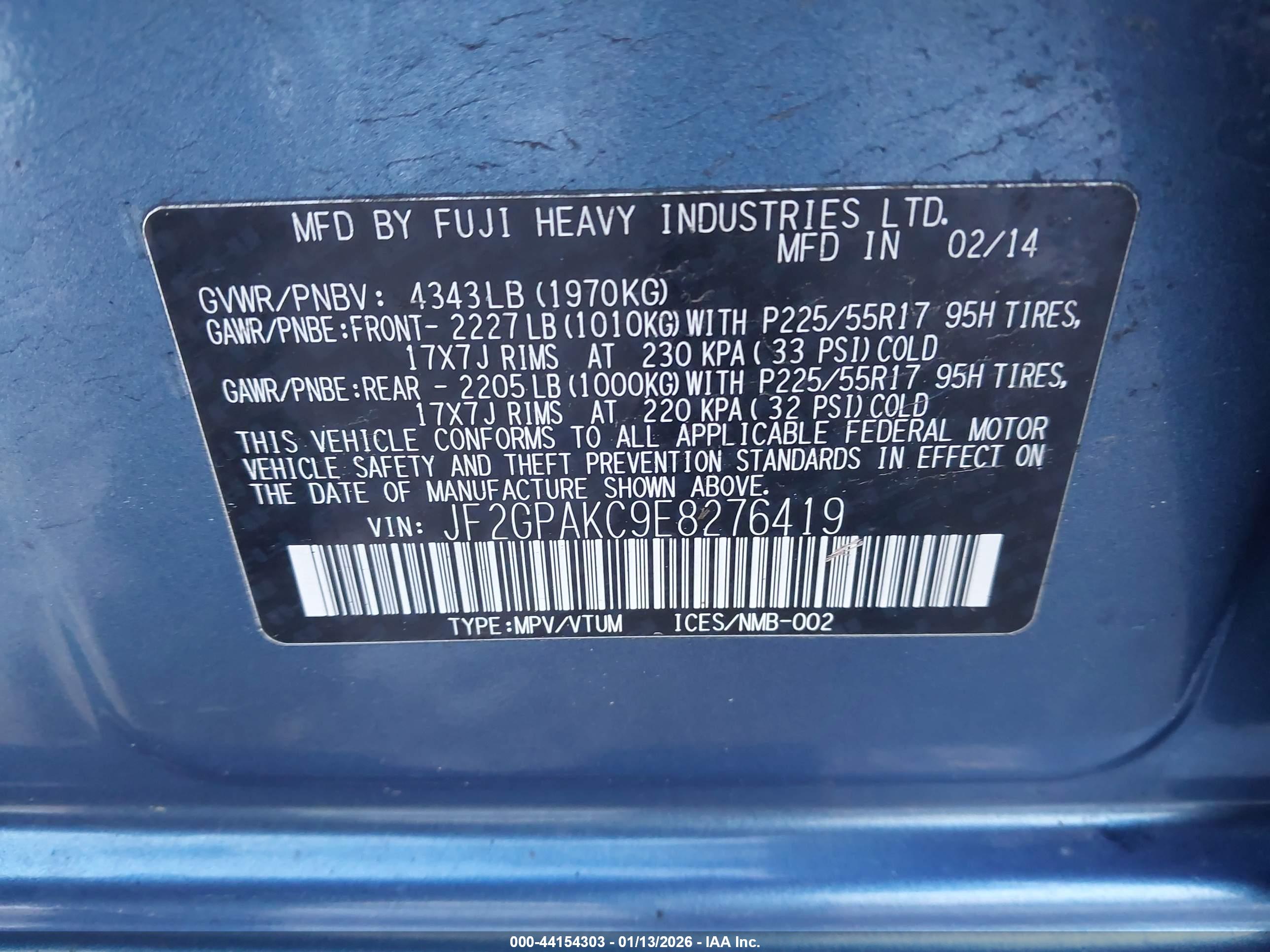 SUBARU XV image 9