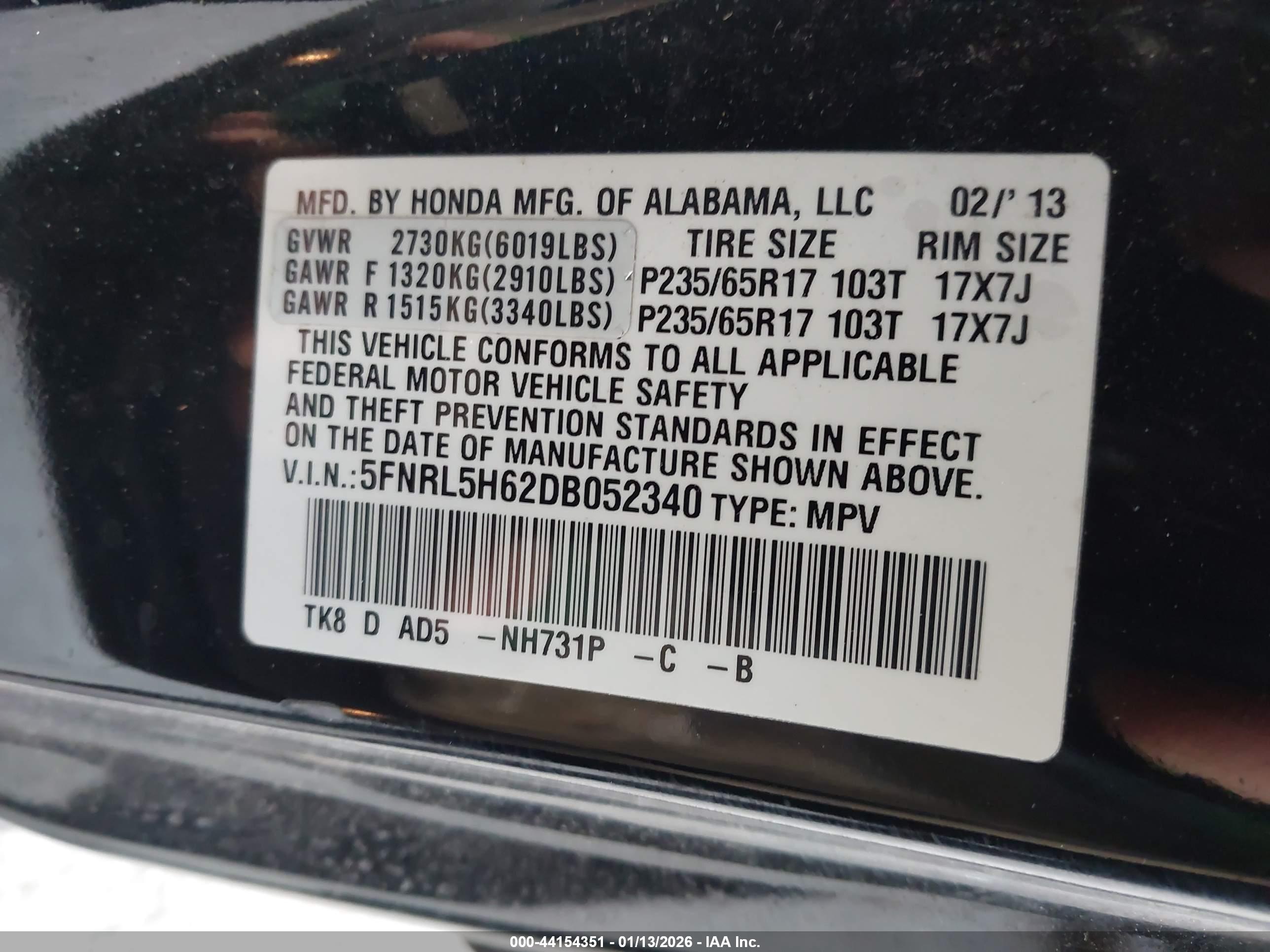 HONDA ODYSSEY image 9