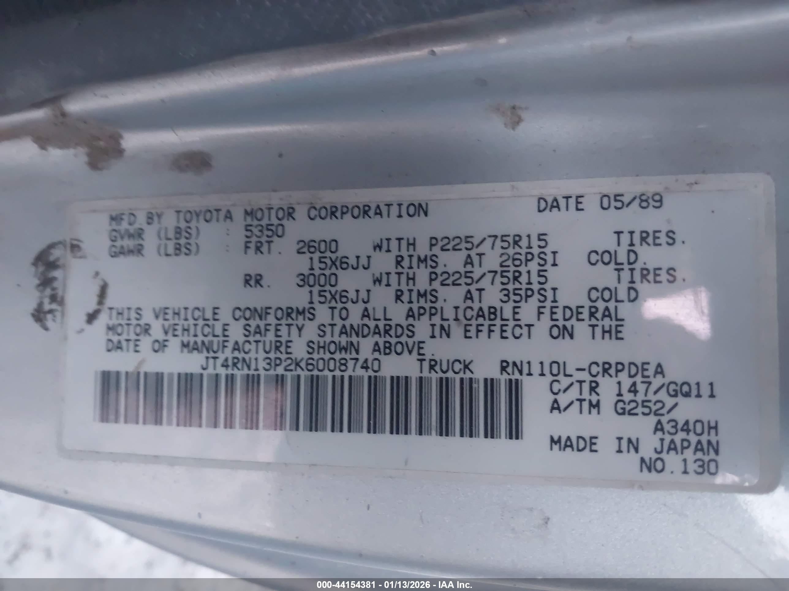 TOYOTA PICKUP image 9