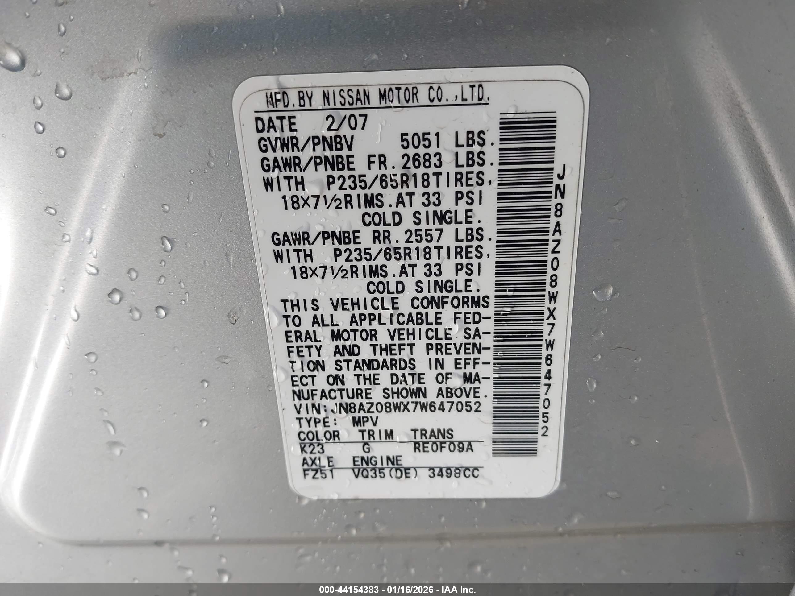 NISSAN MURANO image 9