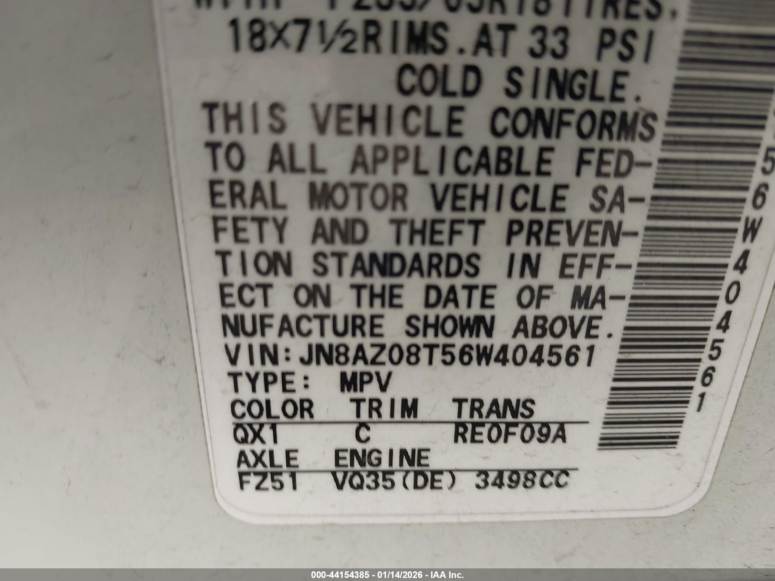 NISSAN MURANO image 9