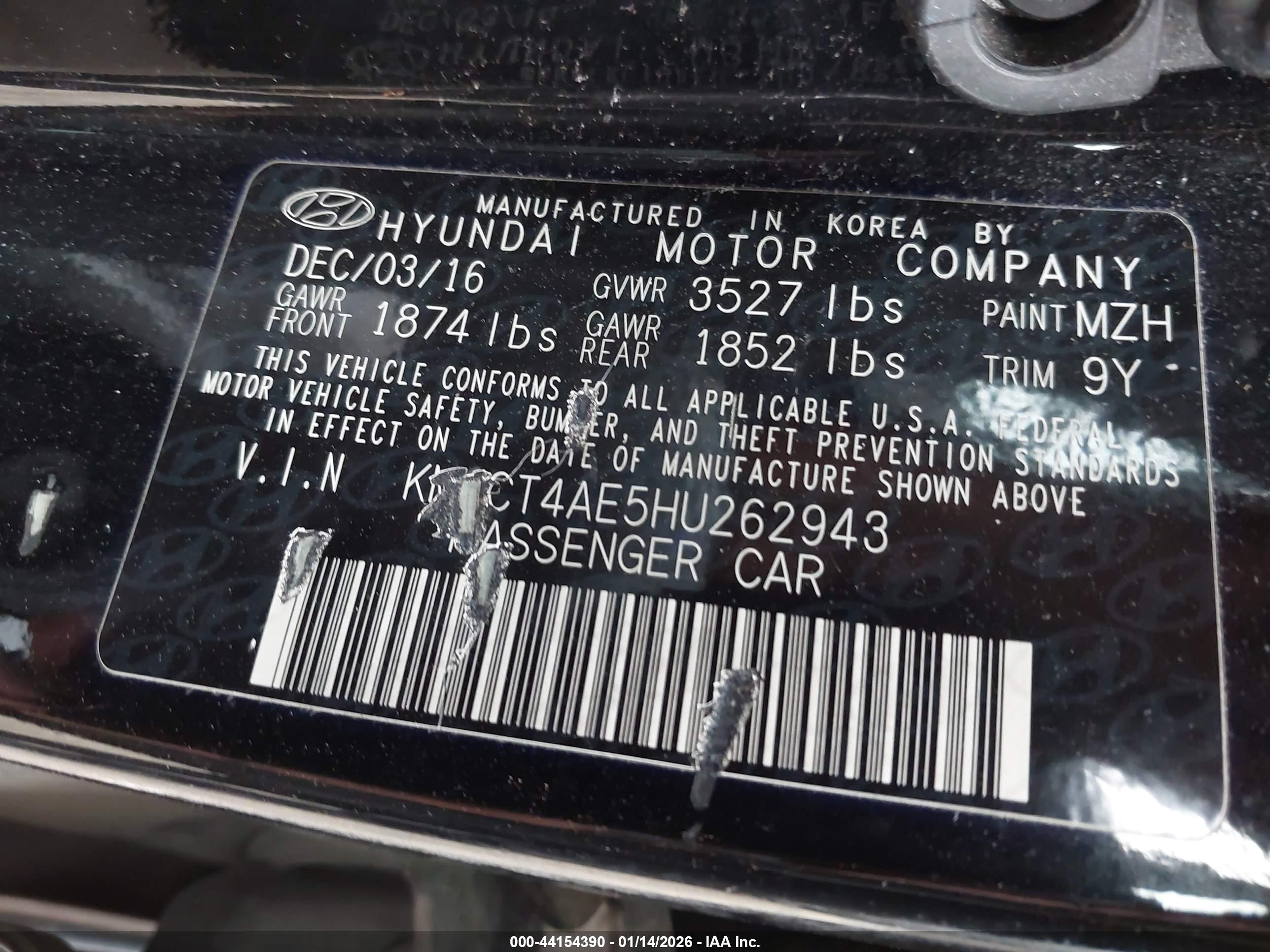 HYUNDAI ACCENT image 9