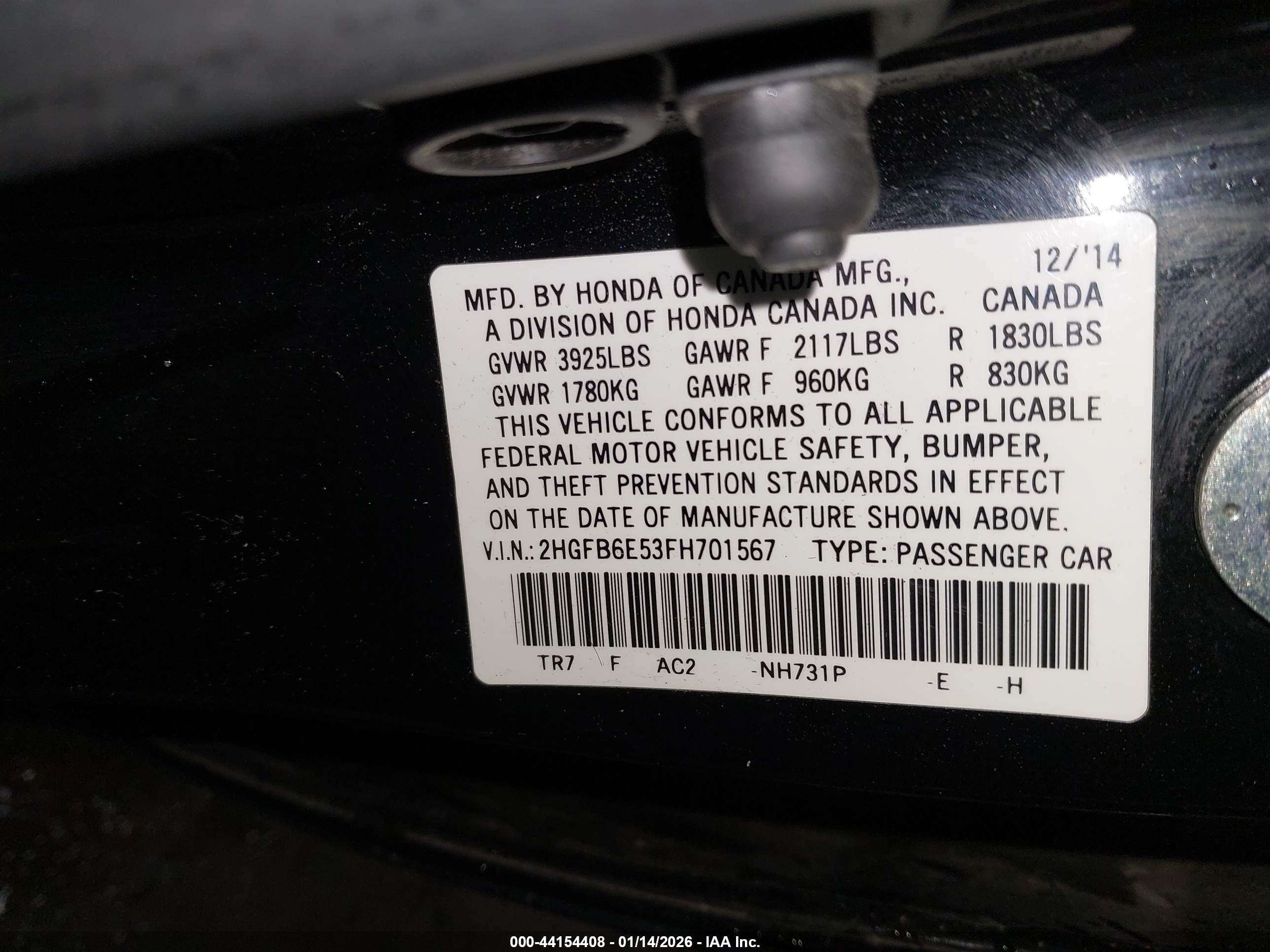 HONDA CIVIC image 9