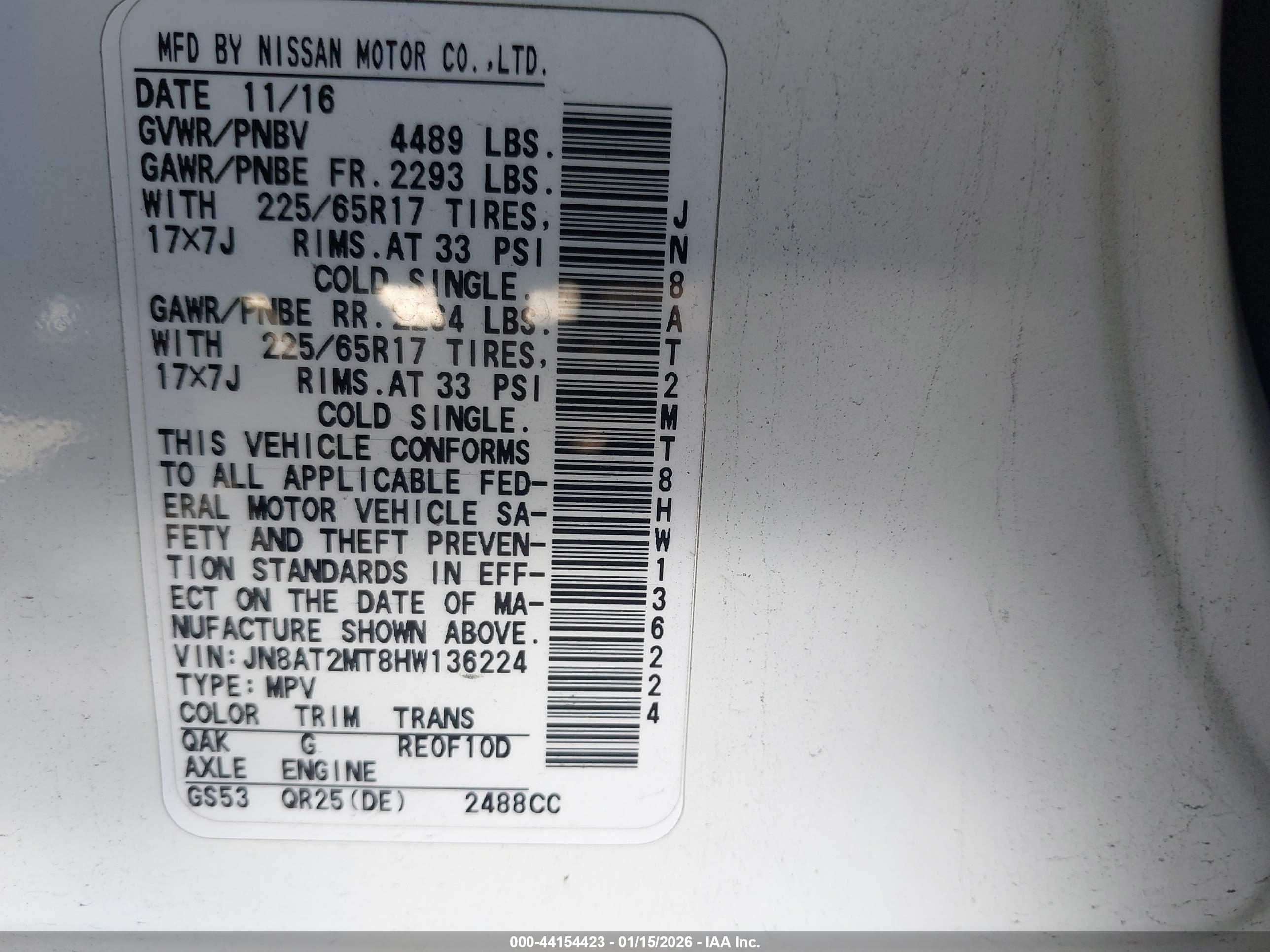 NISSAN ROGUE image 9