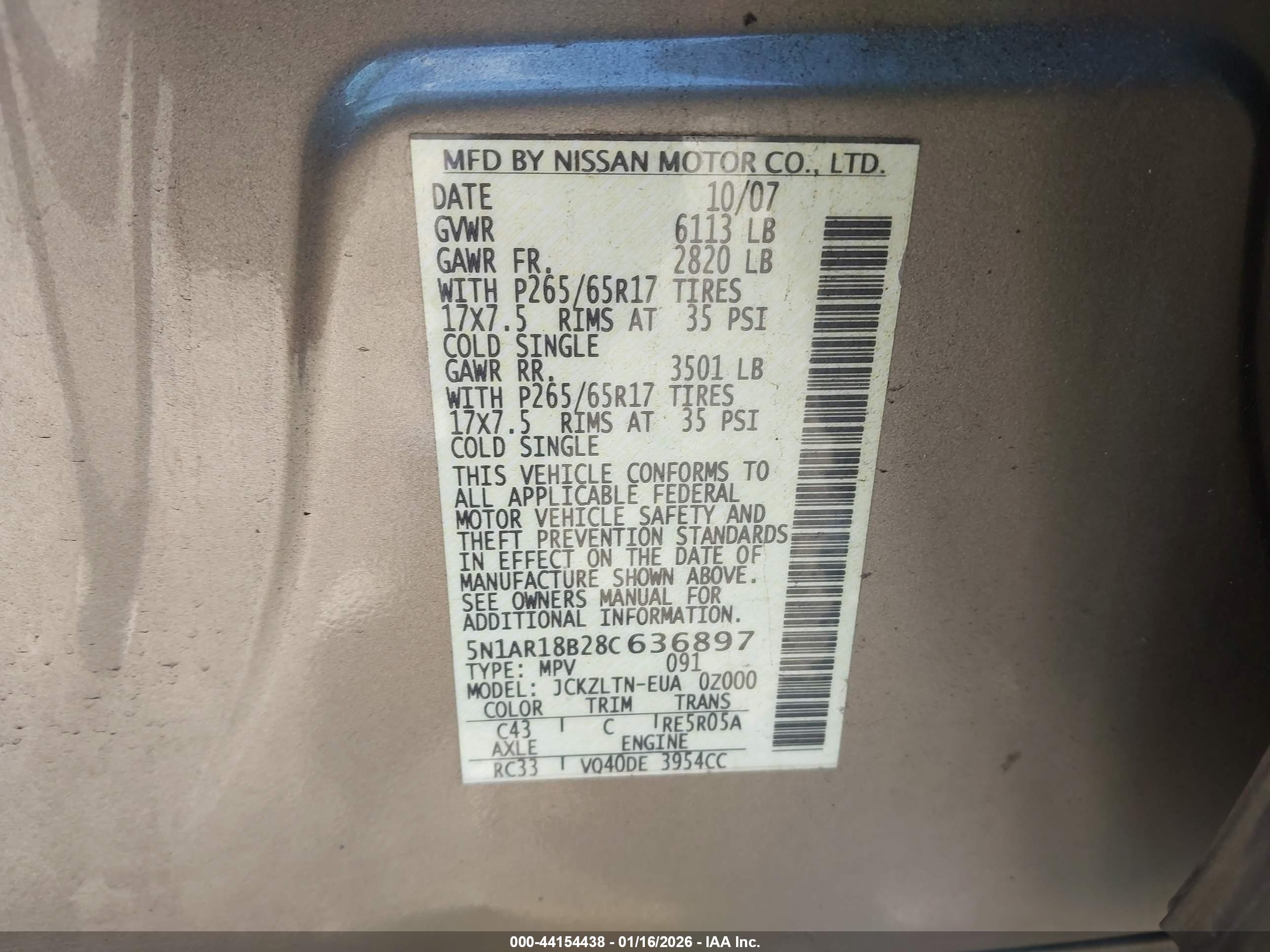 NISSAN PATHFINDER image 9
