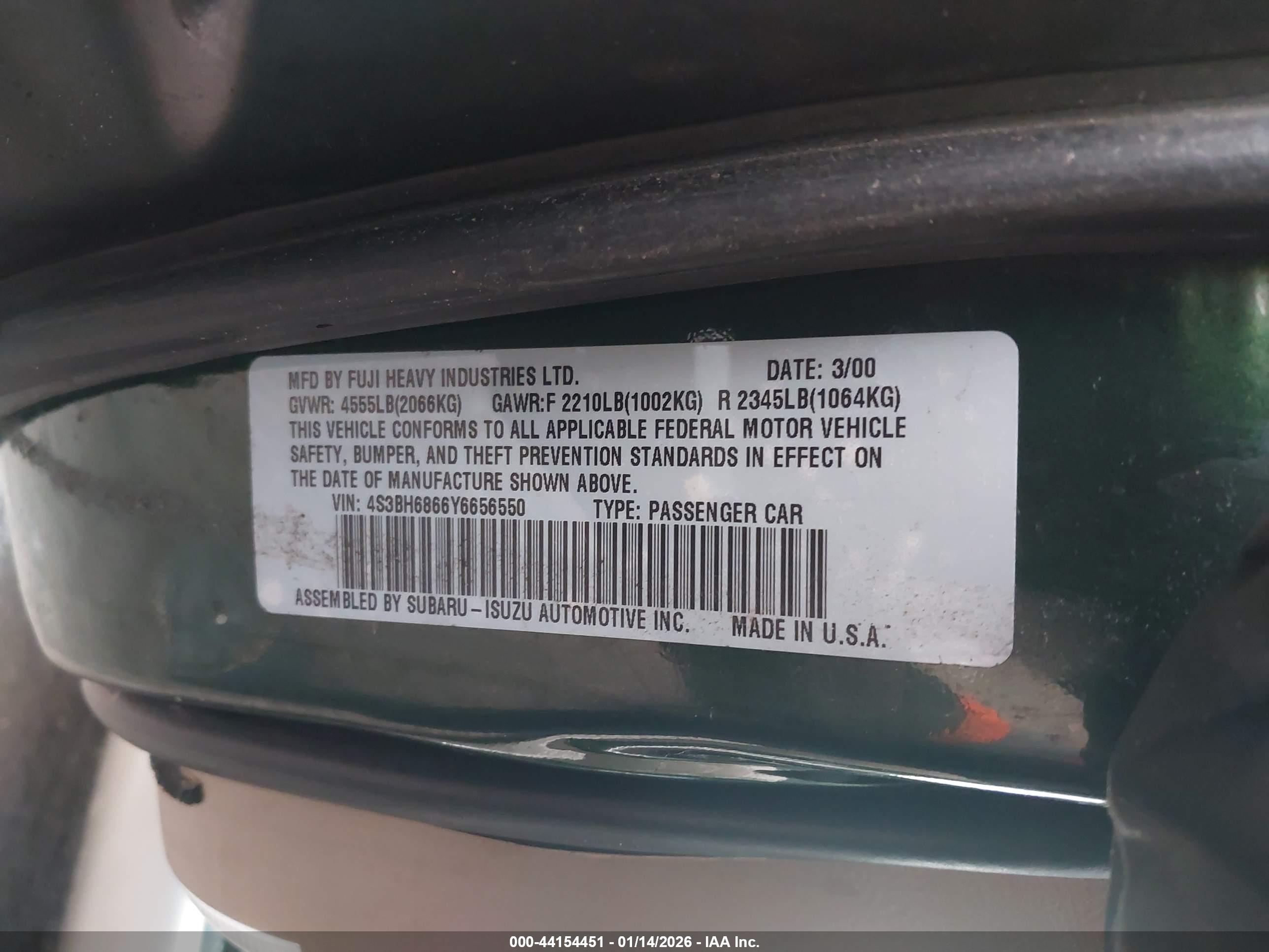 SUBARU OUTBACK image 9