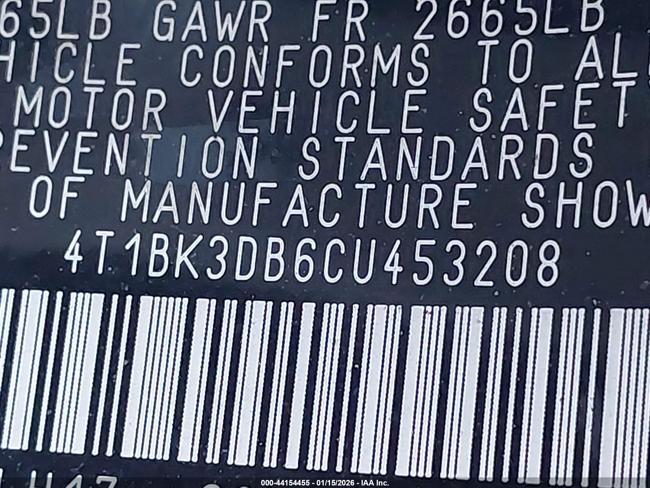 TOYOTA AVALON image 9