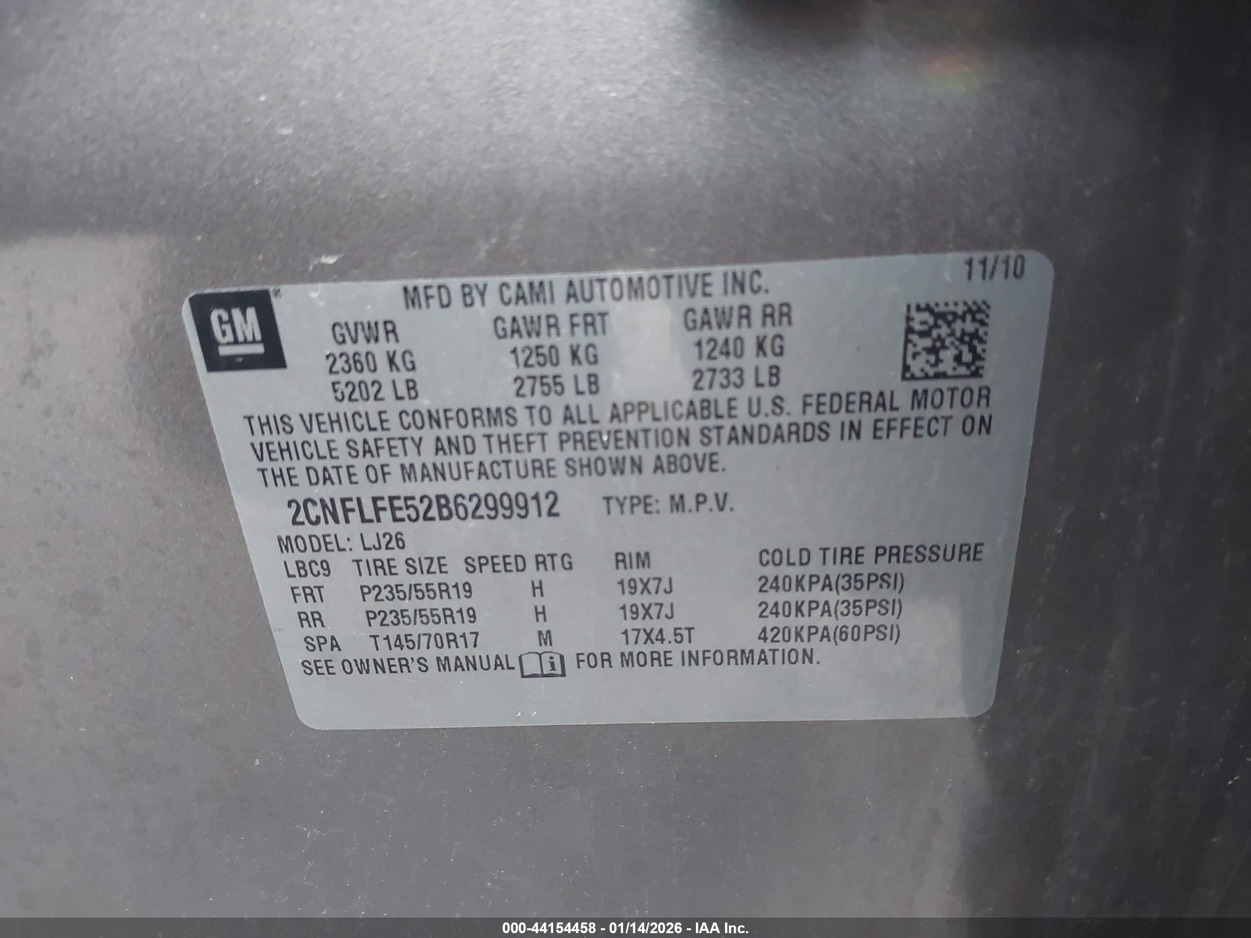 CHEVROLET EQUINOX image 9