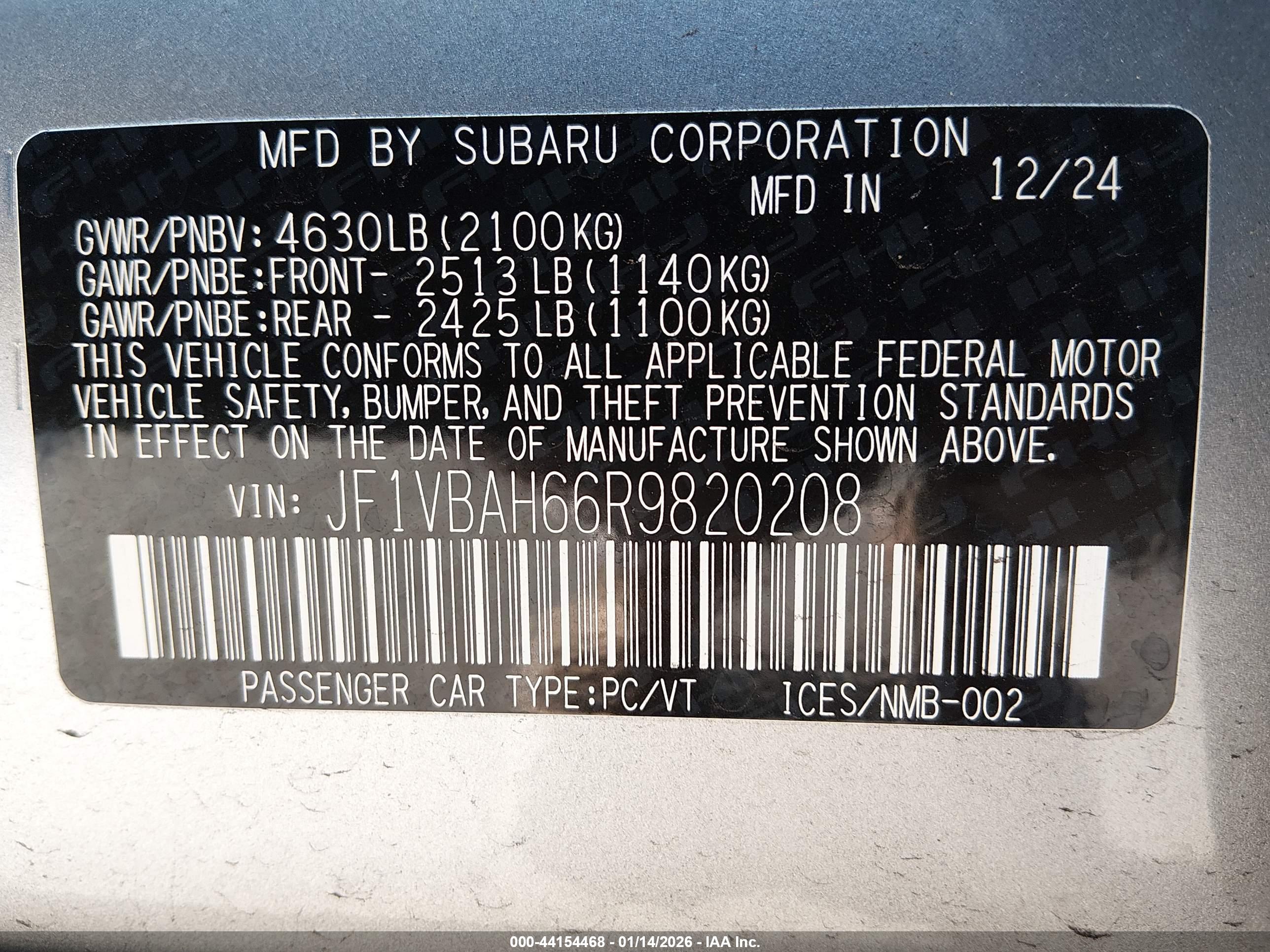 SUBARU WRX image 9