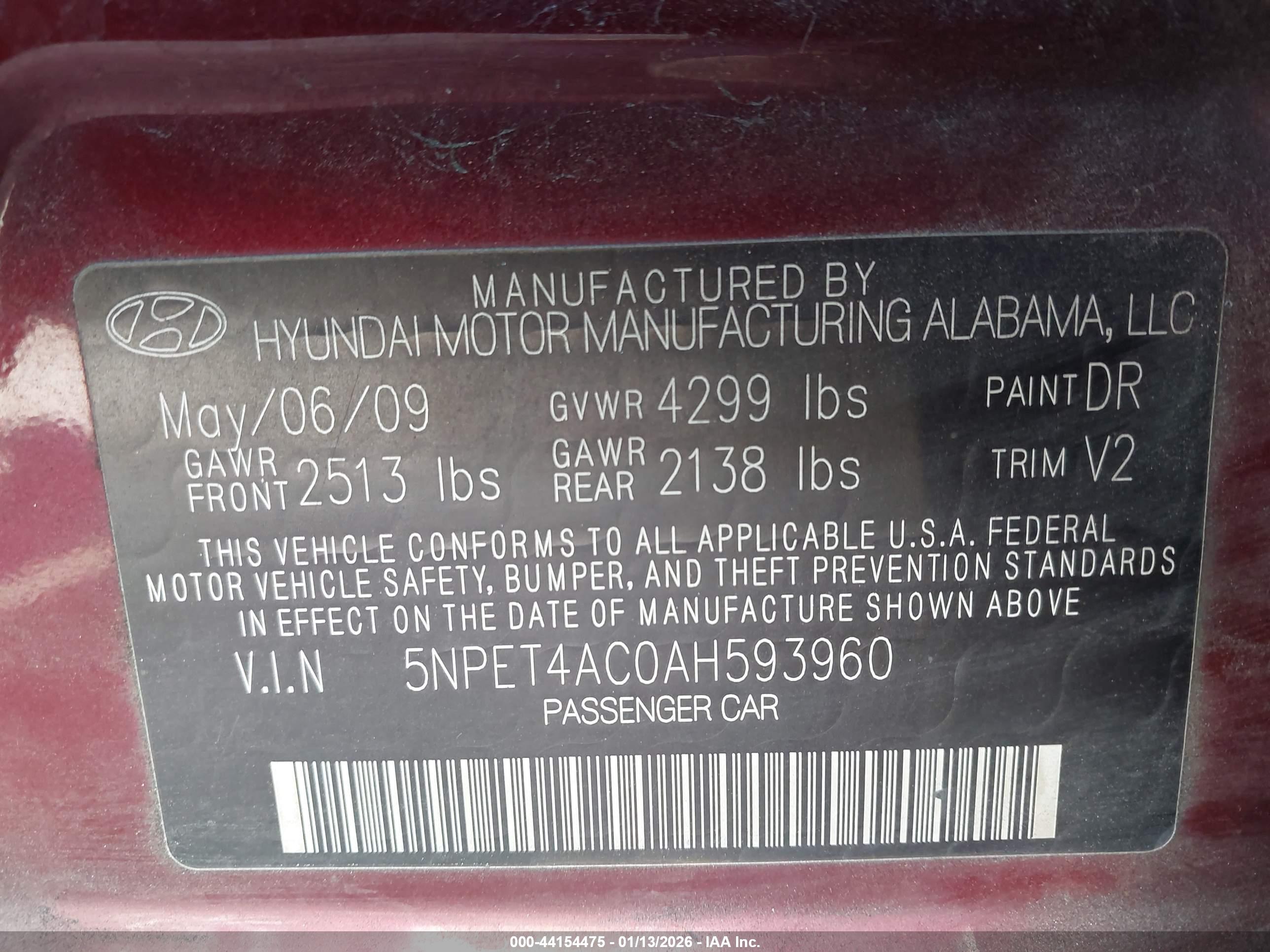 HYUNDAI SONATA image 9