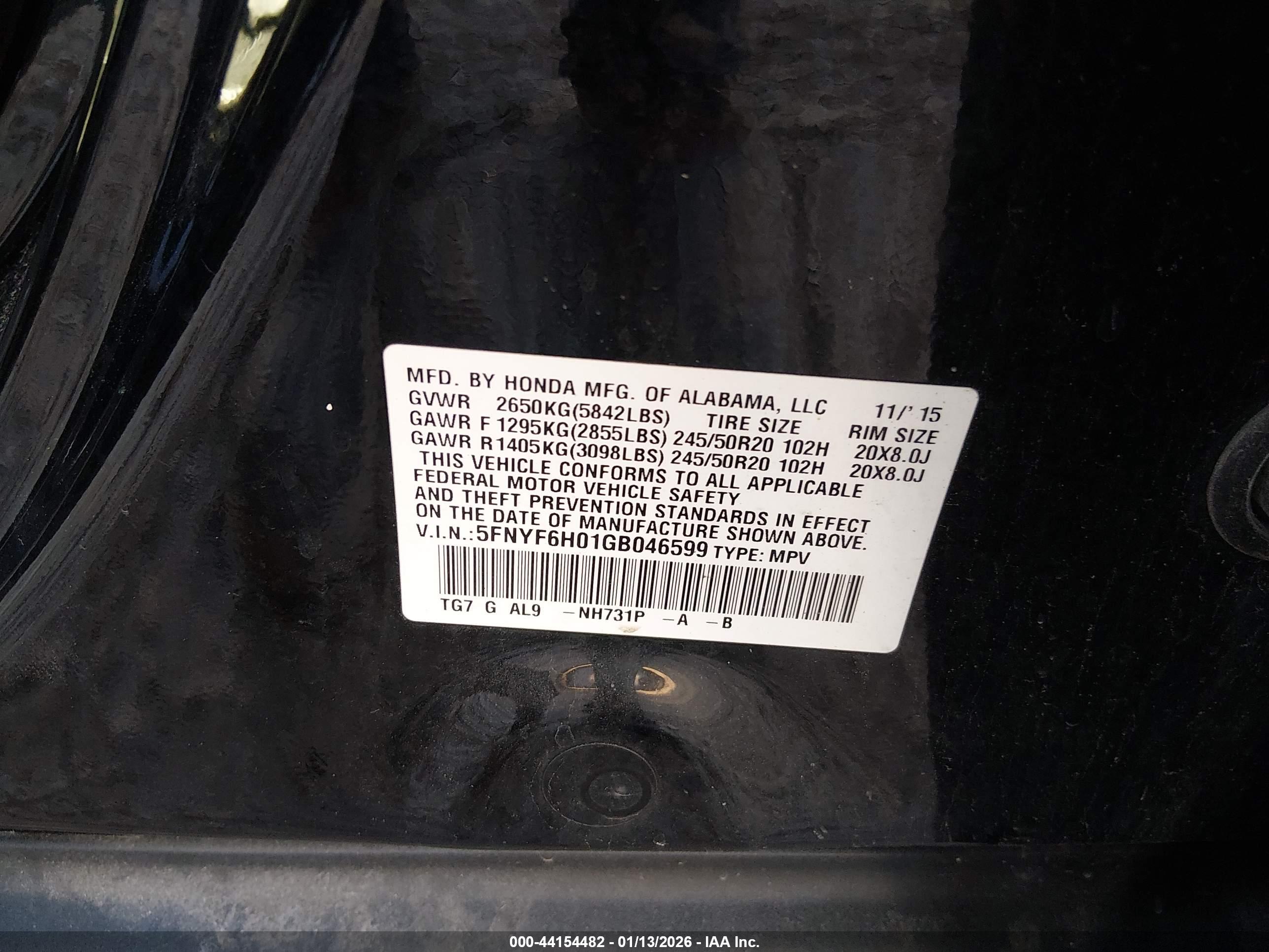HONDA PILOT image 9
