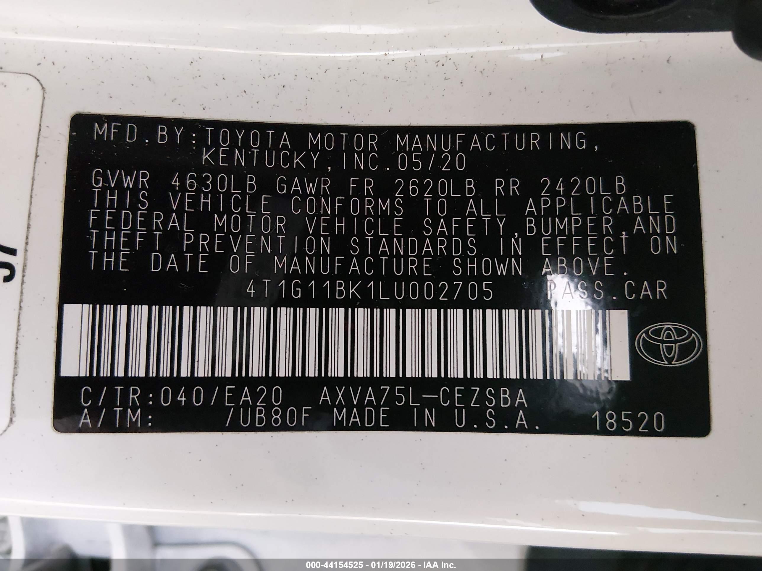 TOYOTA CAMRY image 9