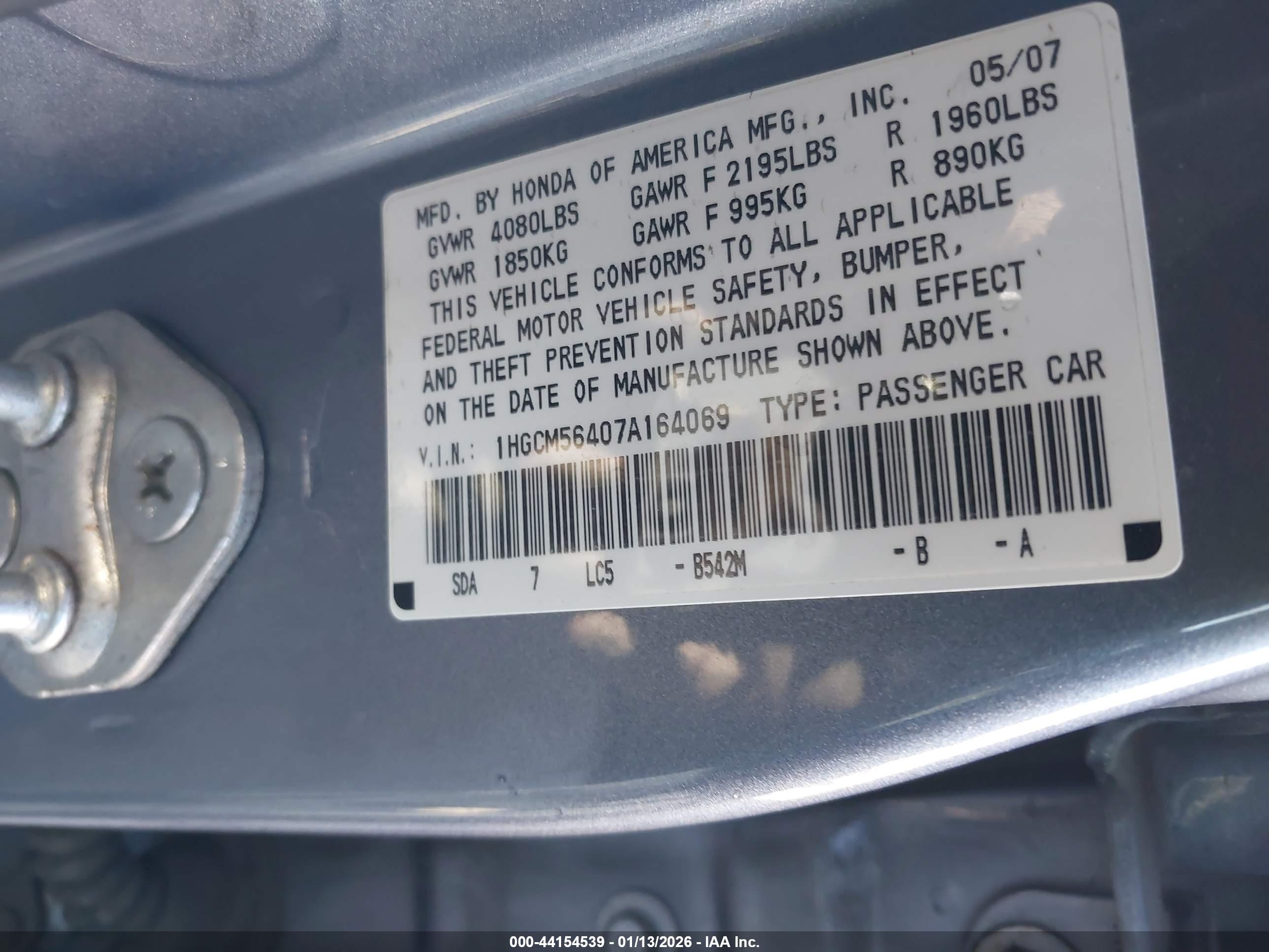 HONDA ACCORD image 9