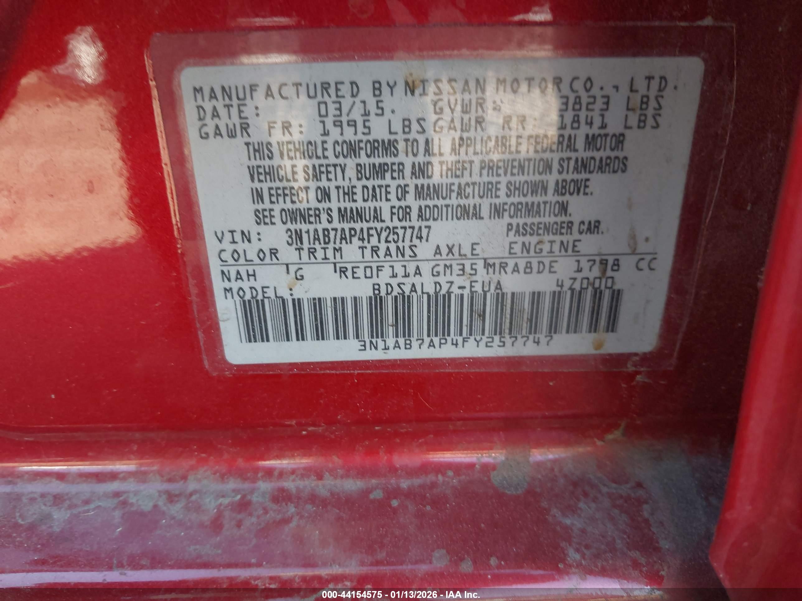 NISSAN SENTRA image 9