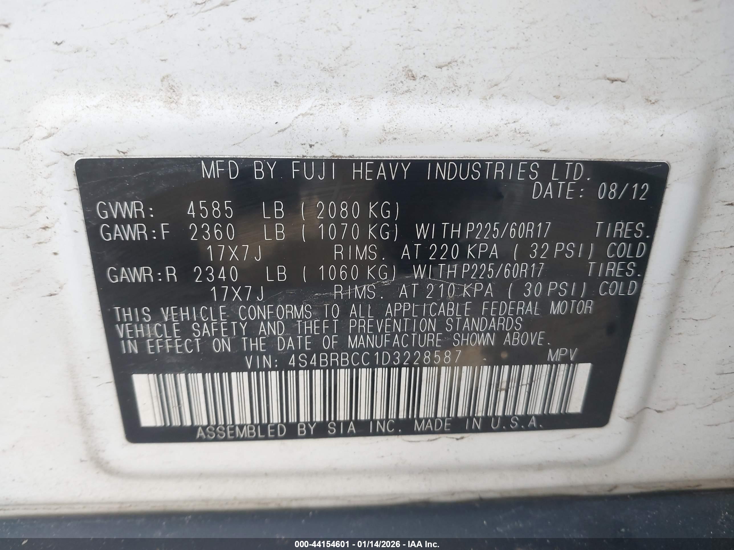 SUBARU OUTBACK image 9