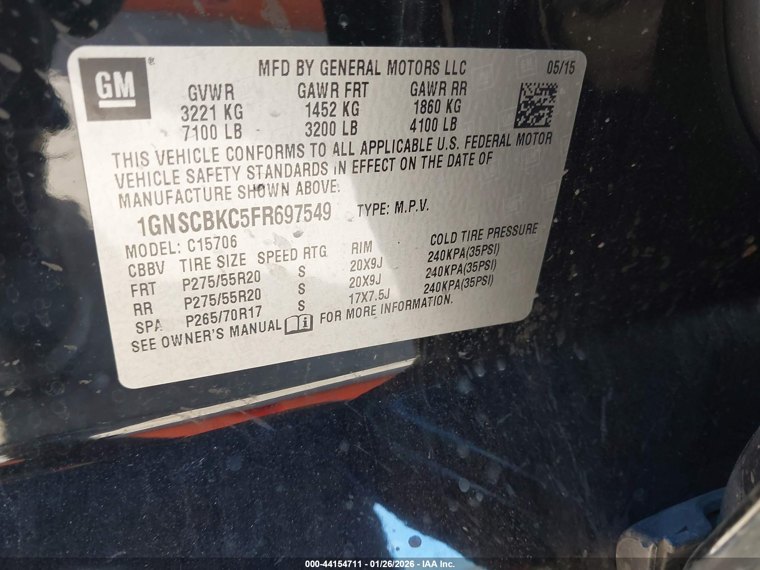 CHEVROLET TAHOE image 9