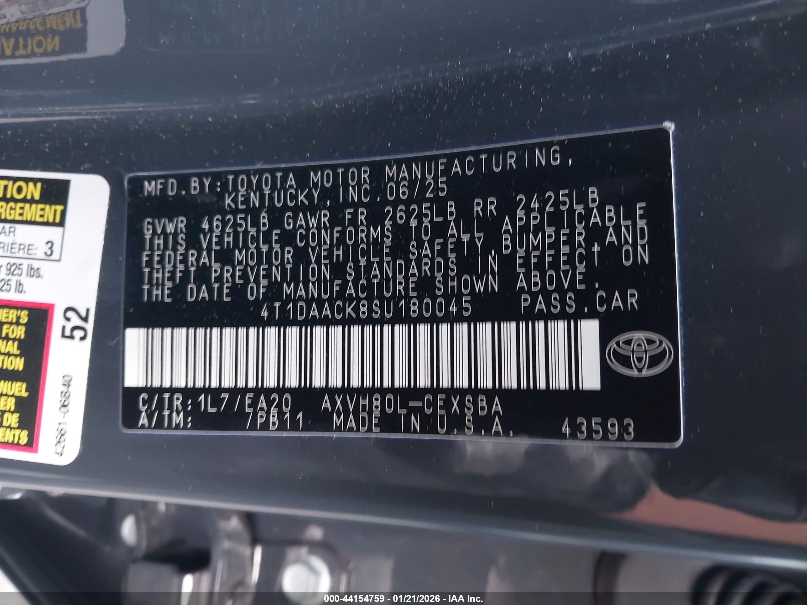 TOYOTA CAMRY image 9