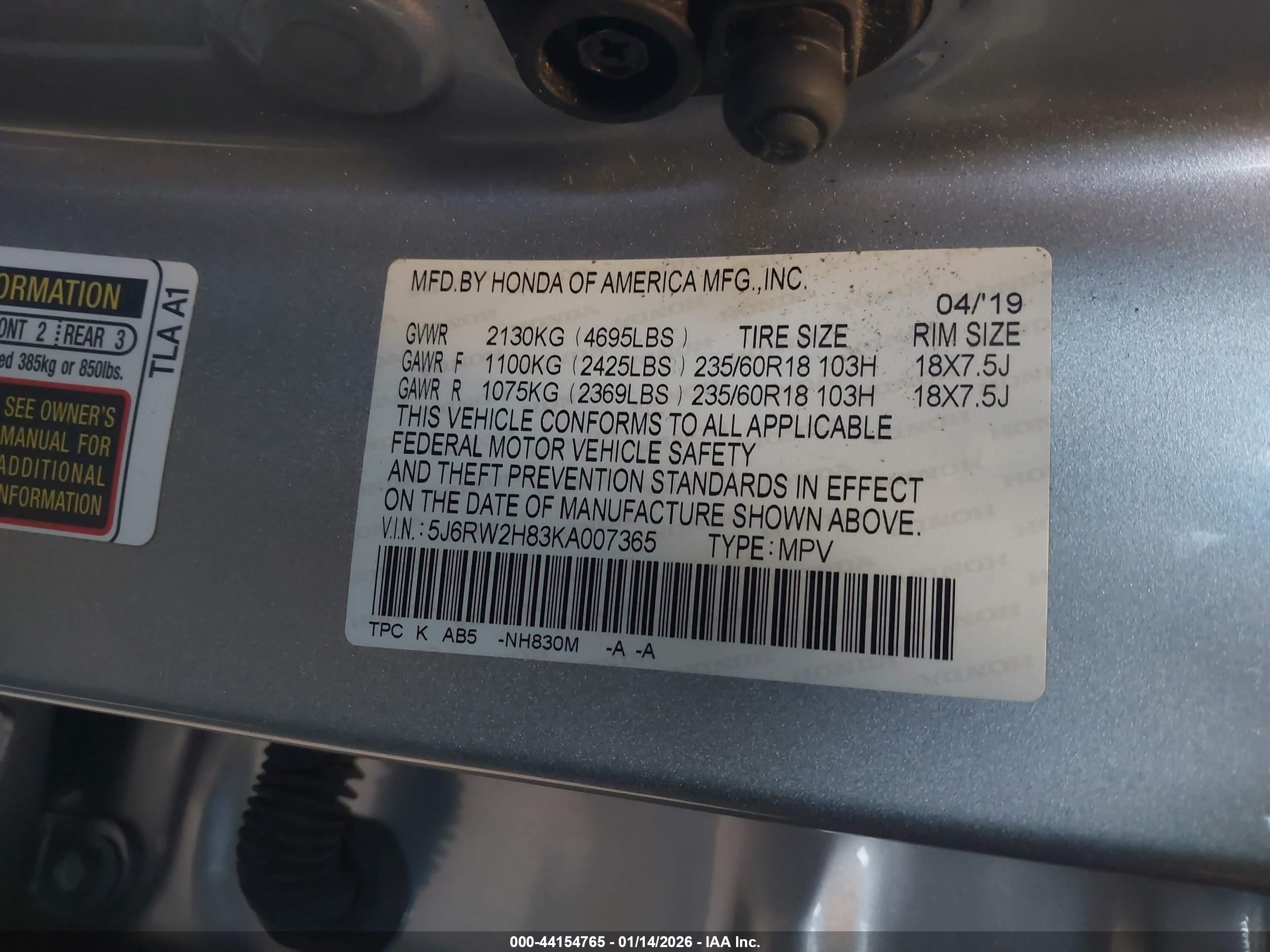 HONDA CR-V image 9