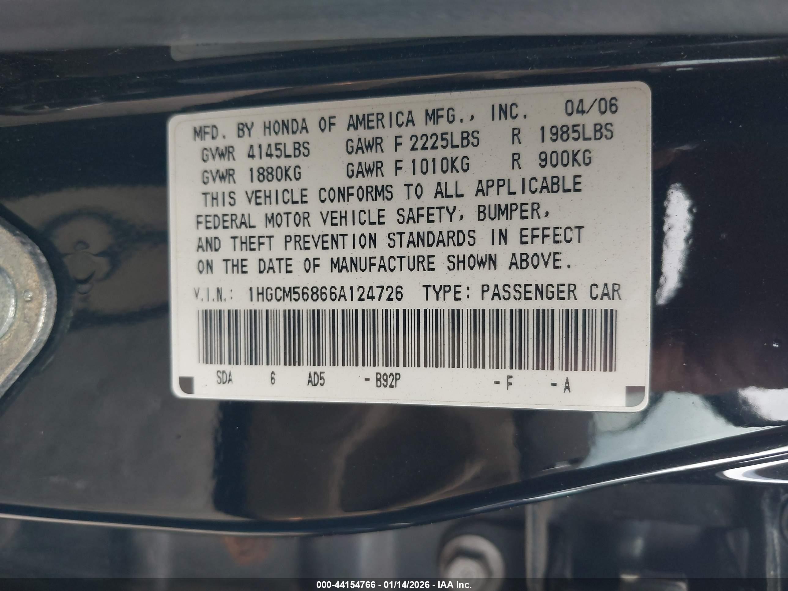 HONDA ACCORD image 9