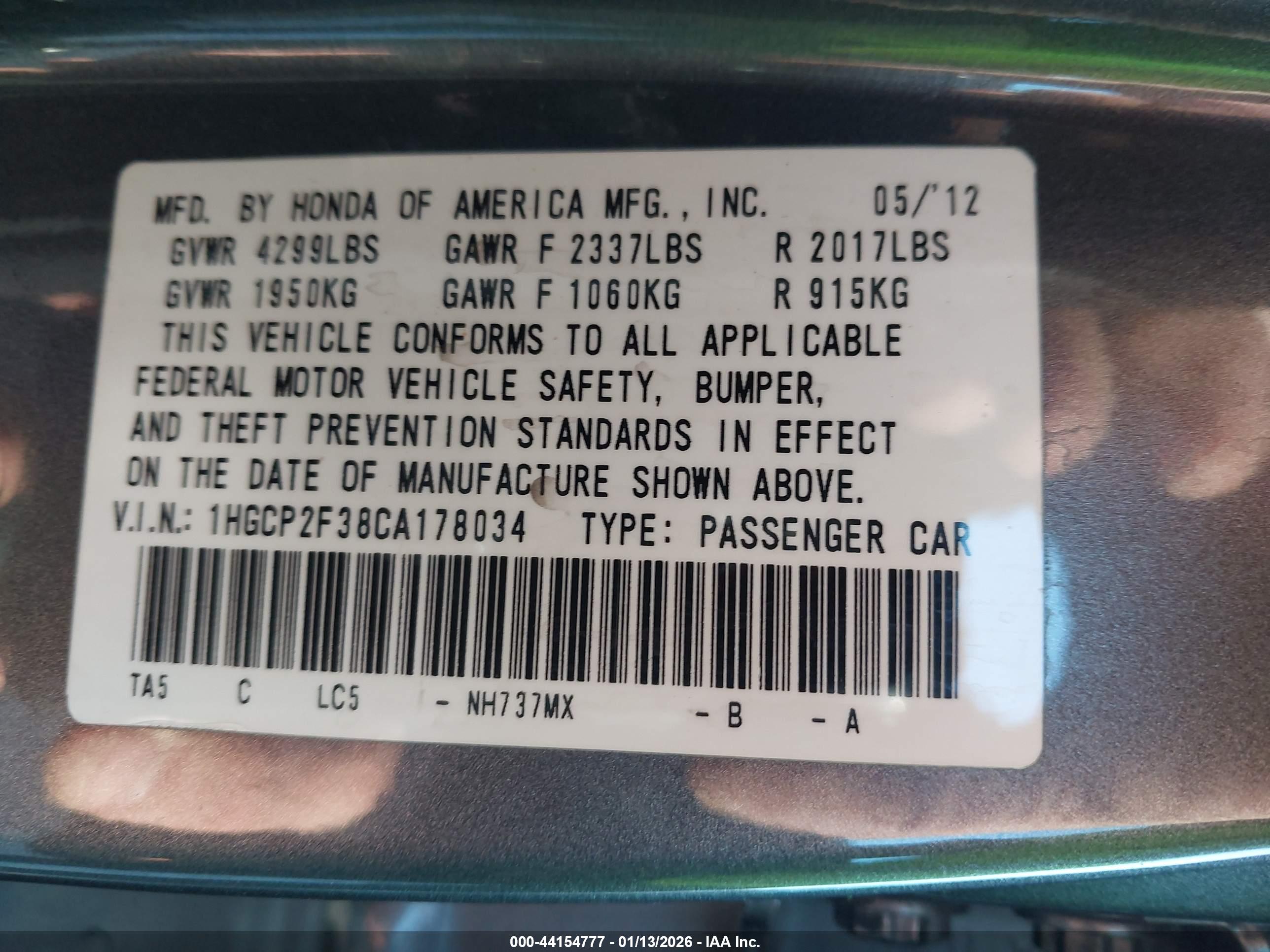 HONDA ACCORD image 9