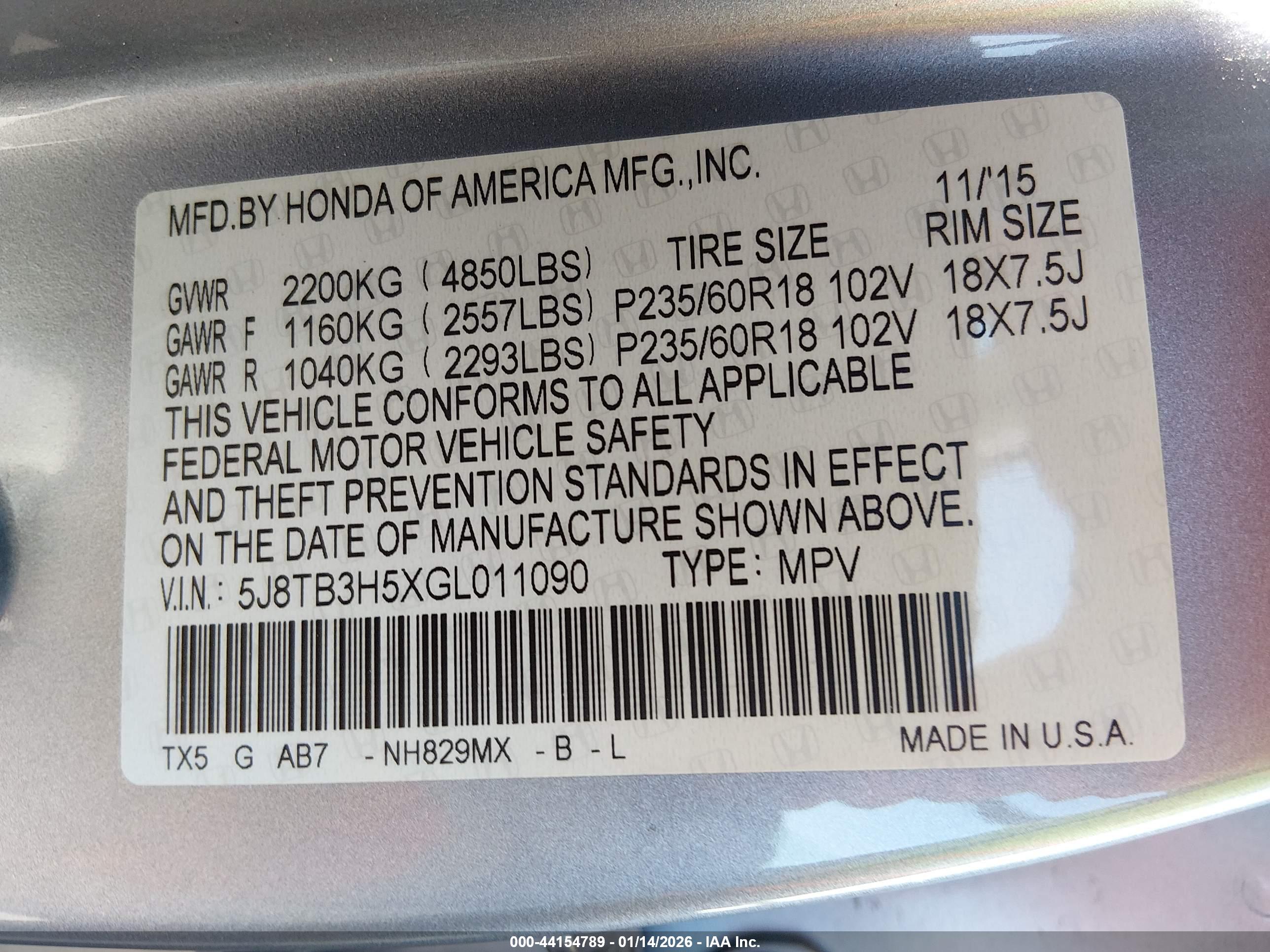 ACURA RDX image 9