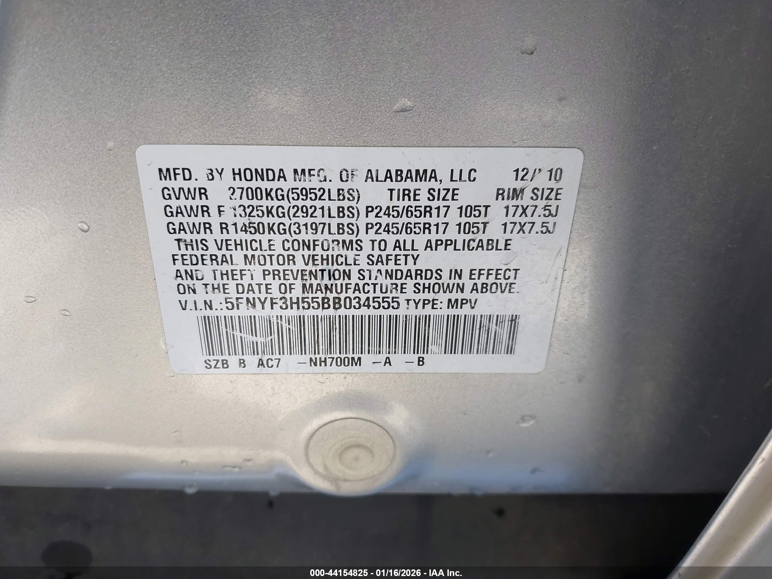 HONDA PILOT image 9