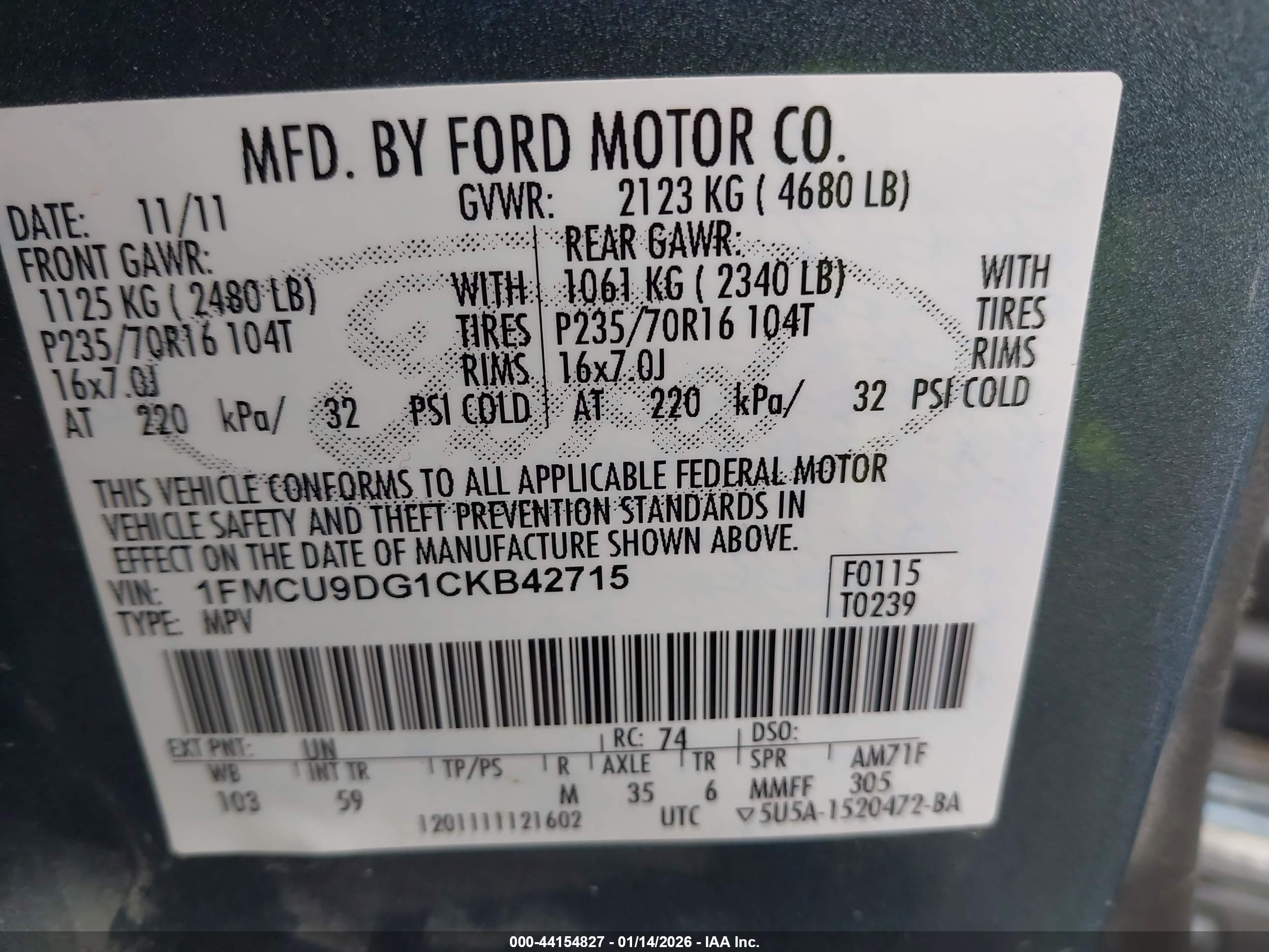FORD ESCAPE image 9